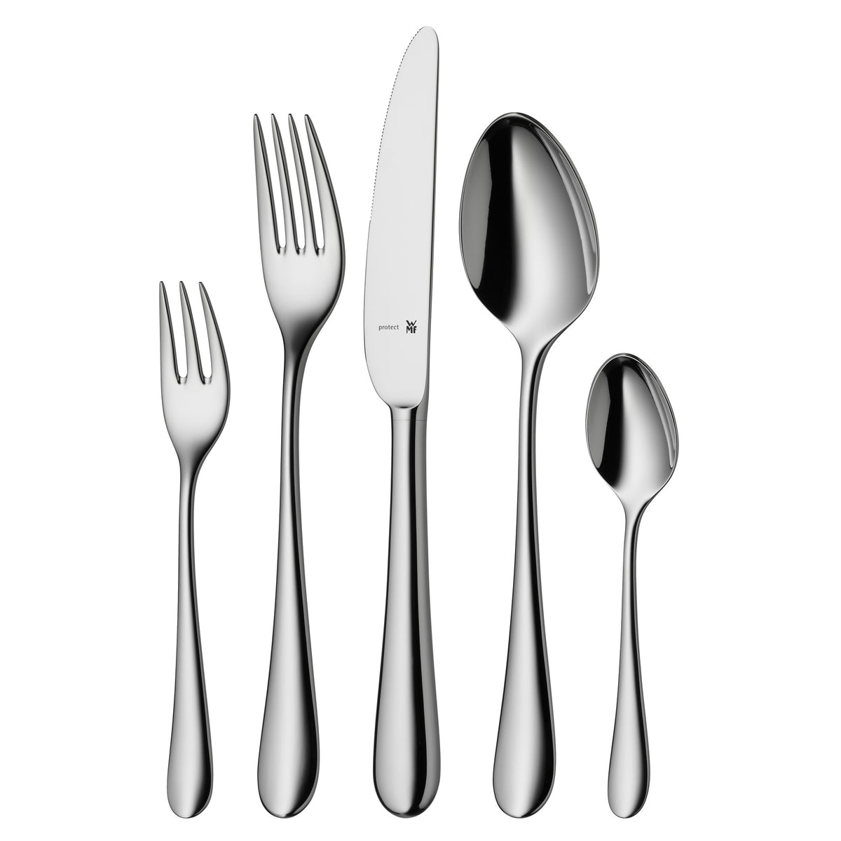 WMF Merit Besteck-Set – 66-teilig, Edelstahl, spülmaschinenfest, mit Aufbewahrungsbox
