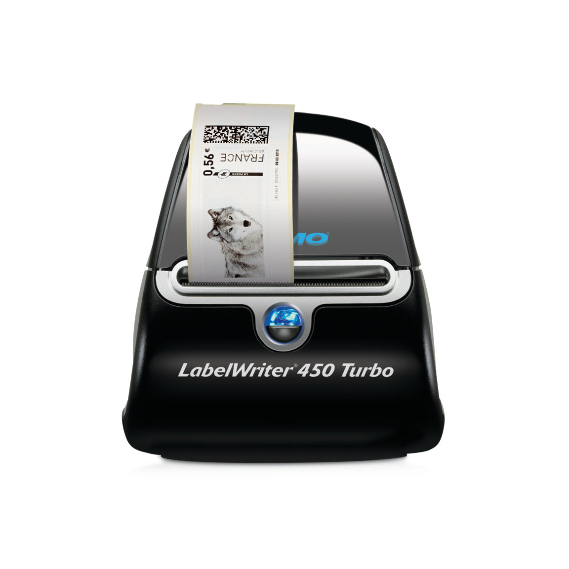 DYMO LabelWriter 450 Turbo – Etikettendrucker, Thermodirekt, USB, 600 dpi, für LabelWriter-Etiketten bis 60 mm