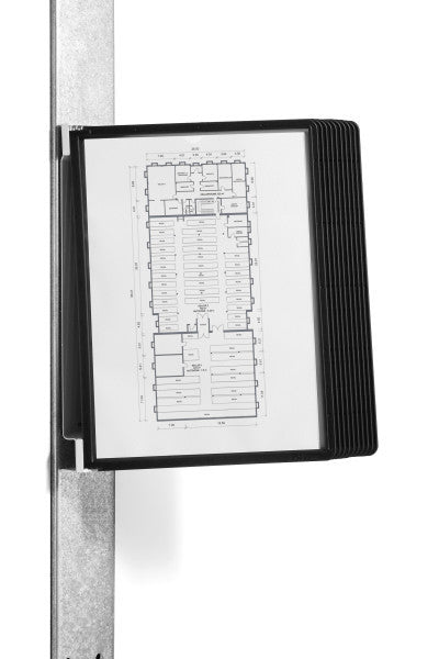Durable Sichttafelsystem Vario Magnetic Wall – 265 × 330 mm, transparent, magnetisch, für A4