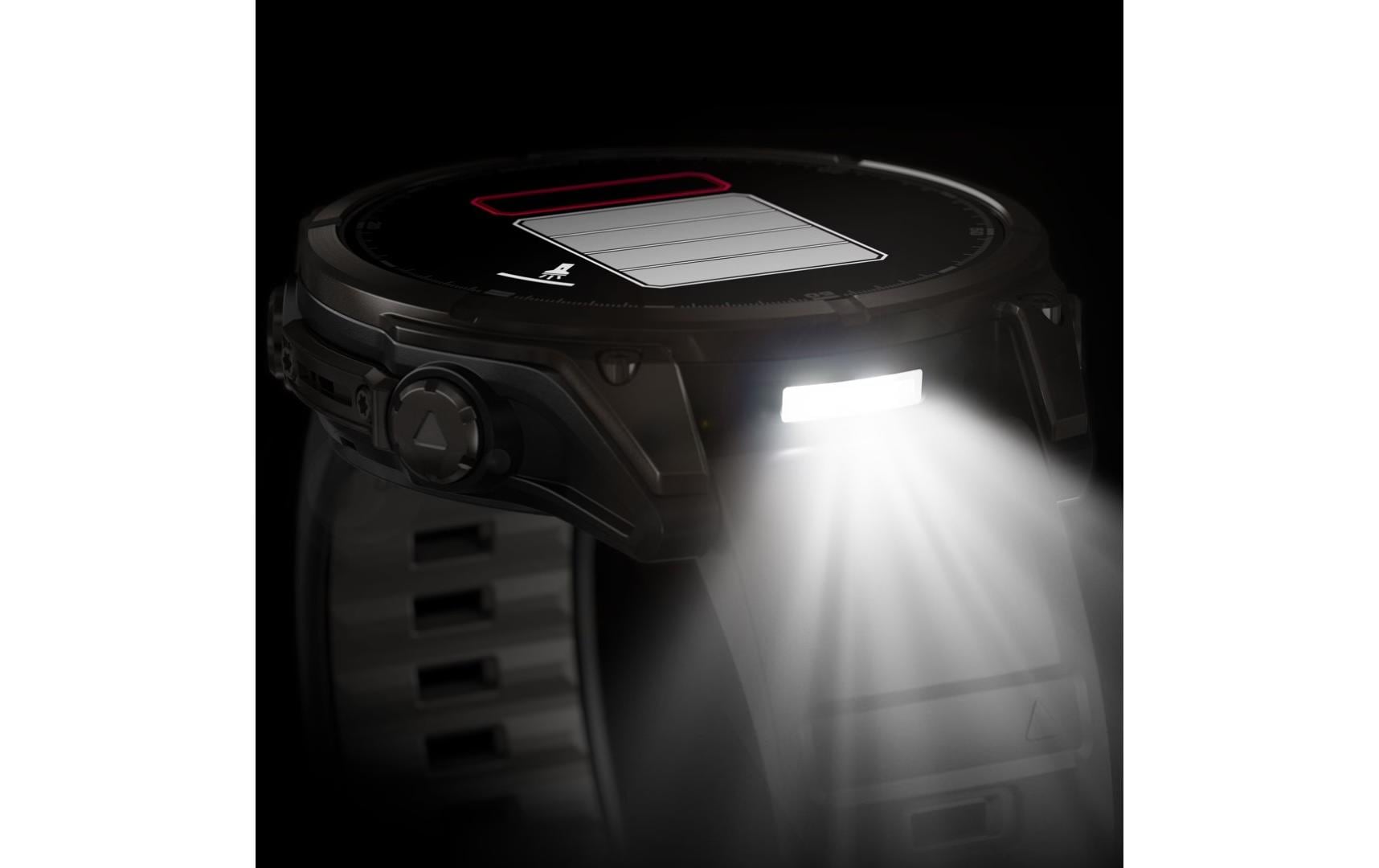 Garmin Fenix 8 – GPS-Smartwatch – 47 mm, 1,4", GPS, WLAN, AMOLED, Saphirglas, 100 m, Schwarz/Dunkelgrau
