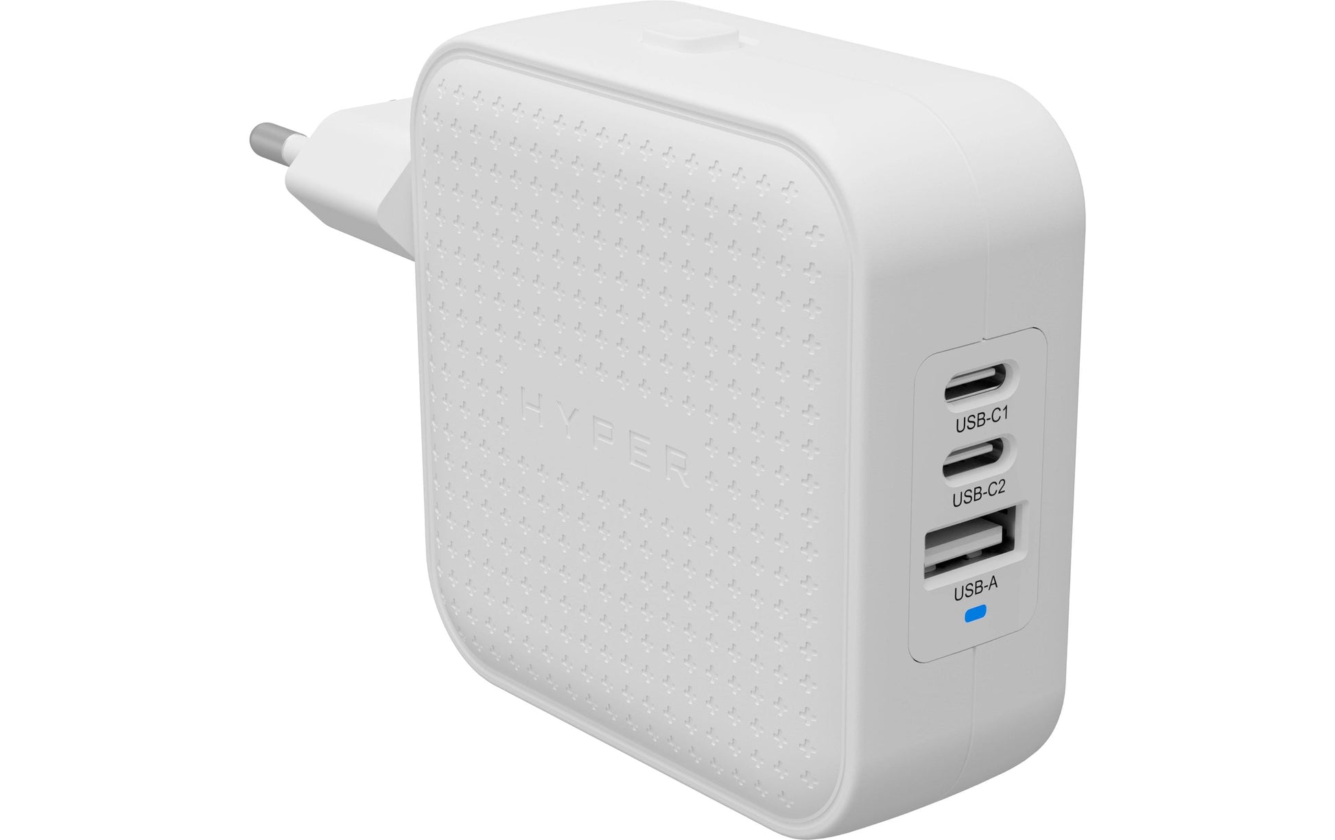 Hyper Netzteil – 70 W, 2× USB-C + 1× USB-A, PD, PPS, QC, GaN – für Laptop, Smartphone, Tablets