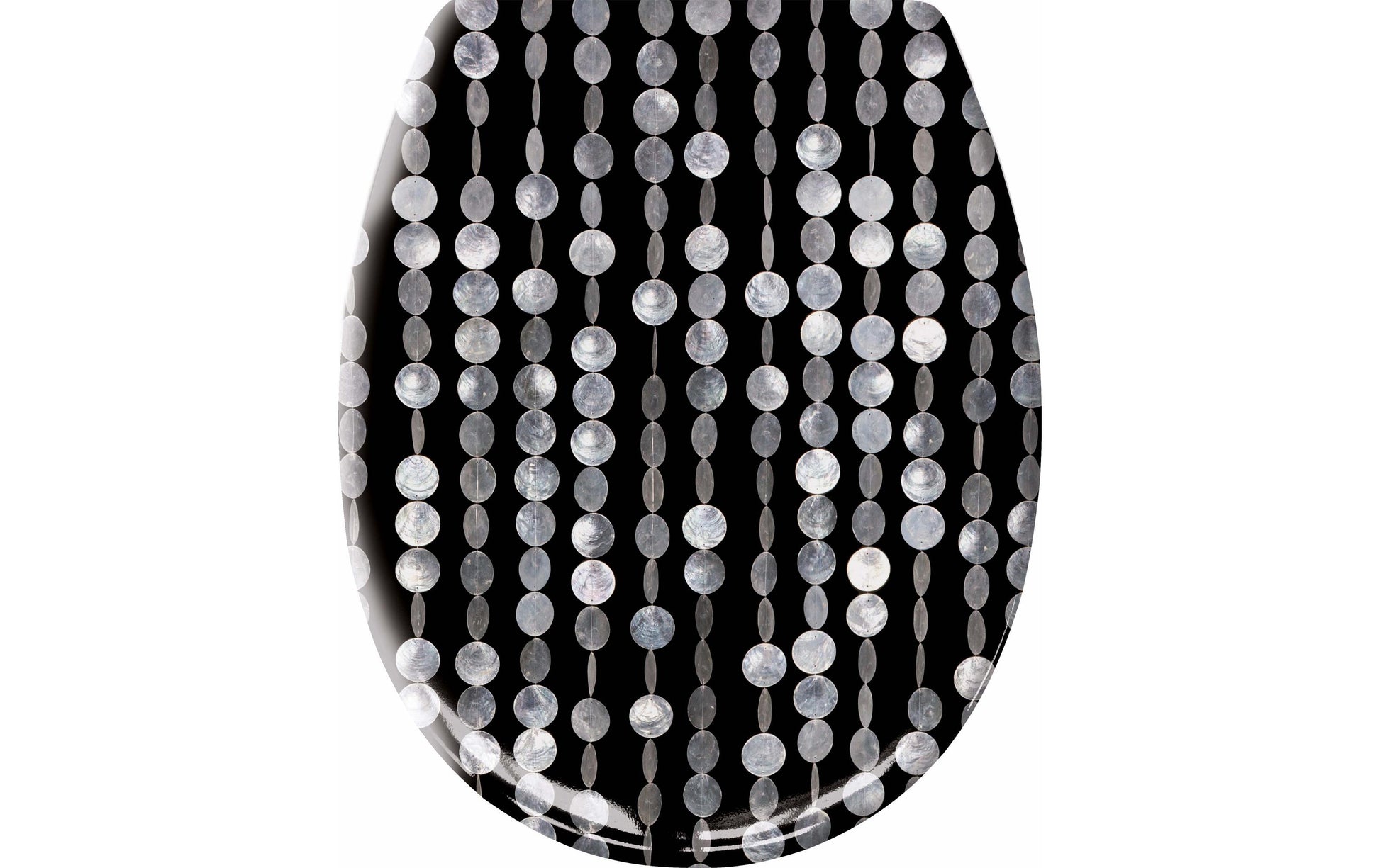 Kleine Wolke WC-Sitz Perla – Schwarz, Grau, Weiss, Duroplast