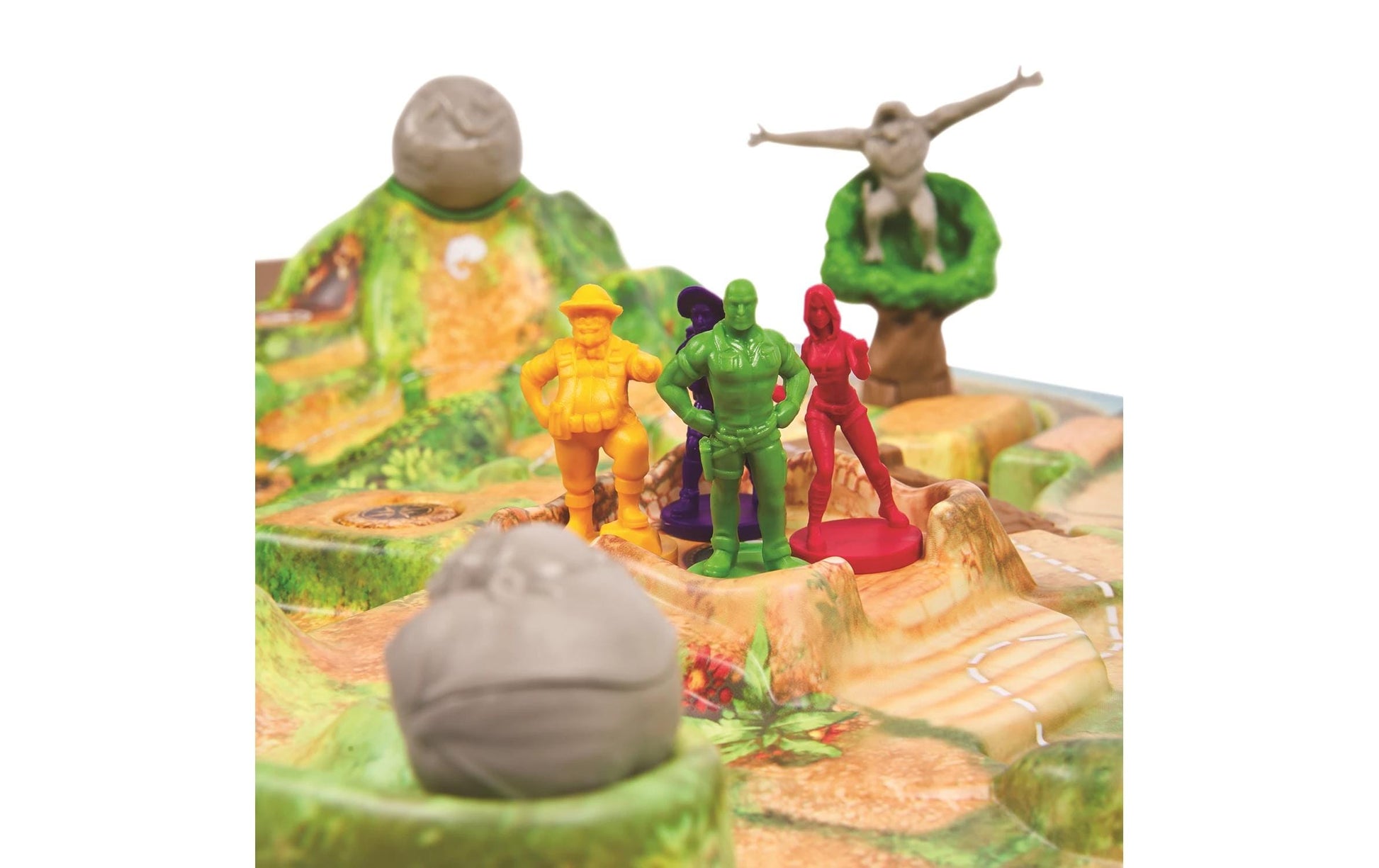 Spin Master Jumanji Stampede – Brettspiel, 2–4 Spieler, ab 8 Jahren, 20 Min., DE