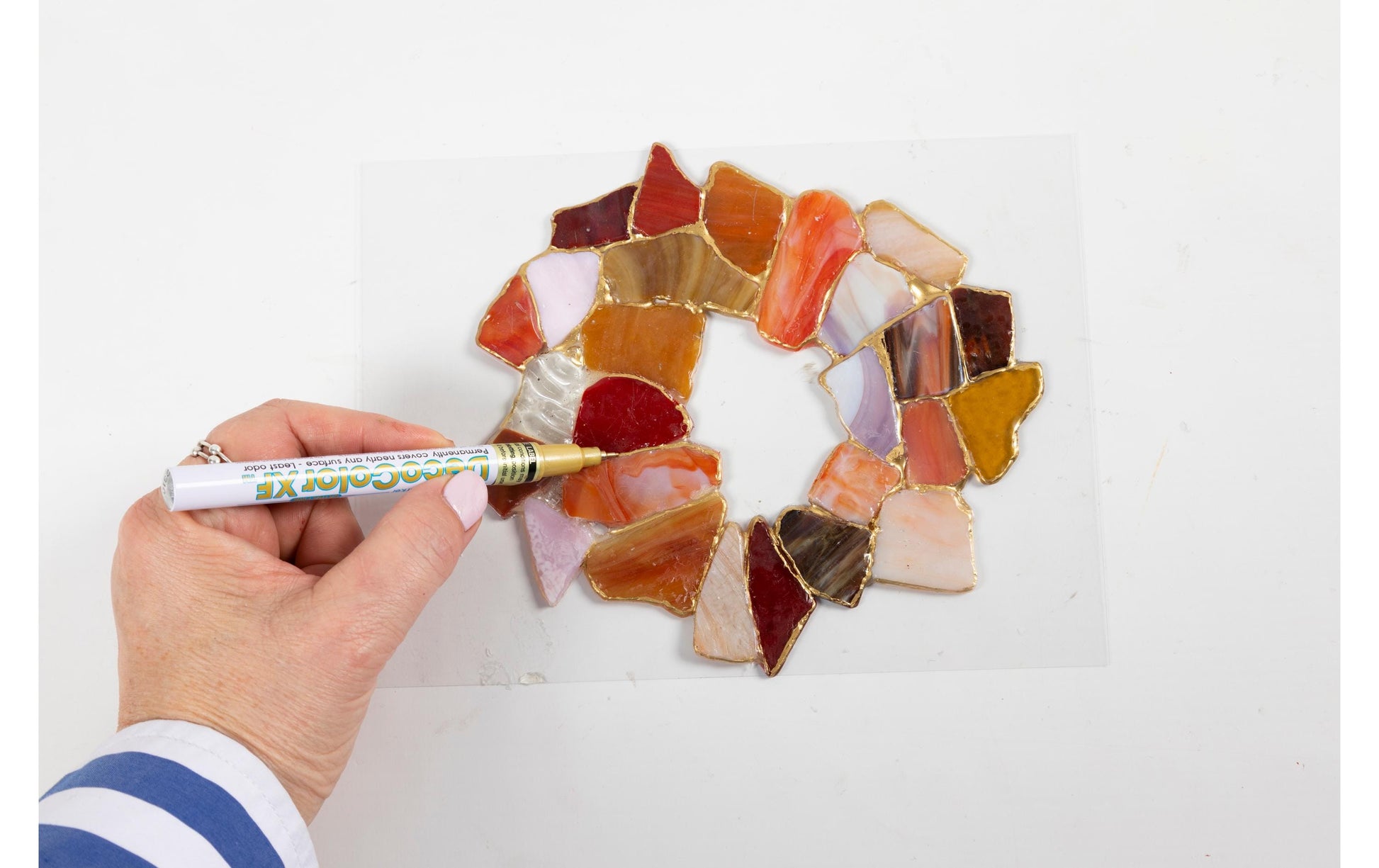 Creativ Company Bastelset – Kintsugi – Glas, Mehrfarbig