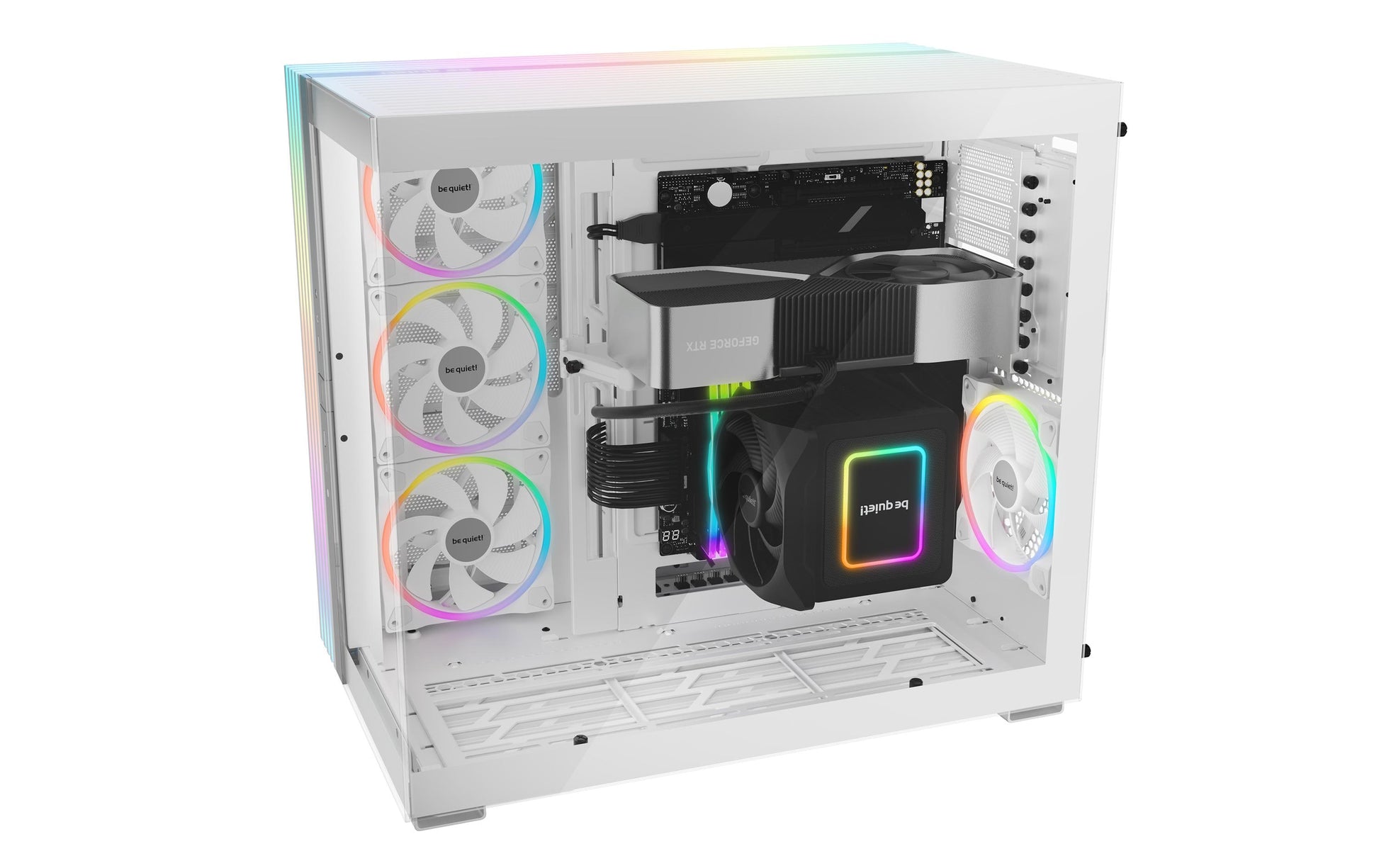 be quiet! be quiet LIGHT BASE 900 FX – Full Tower PC-Gehäuse – Weiss, EATX, 49,5 cm Grafikkarte