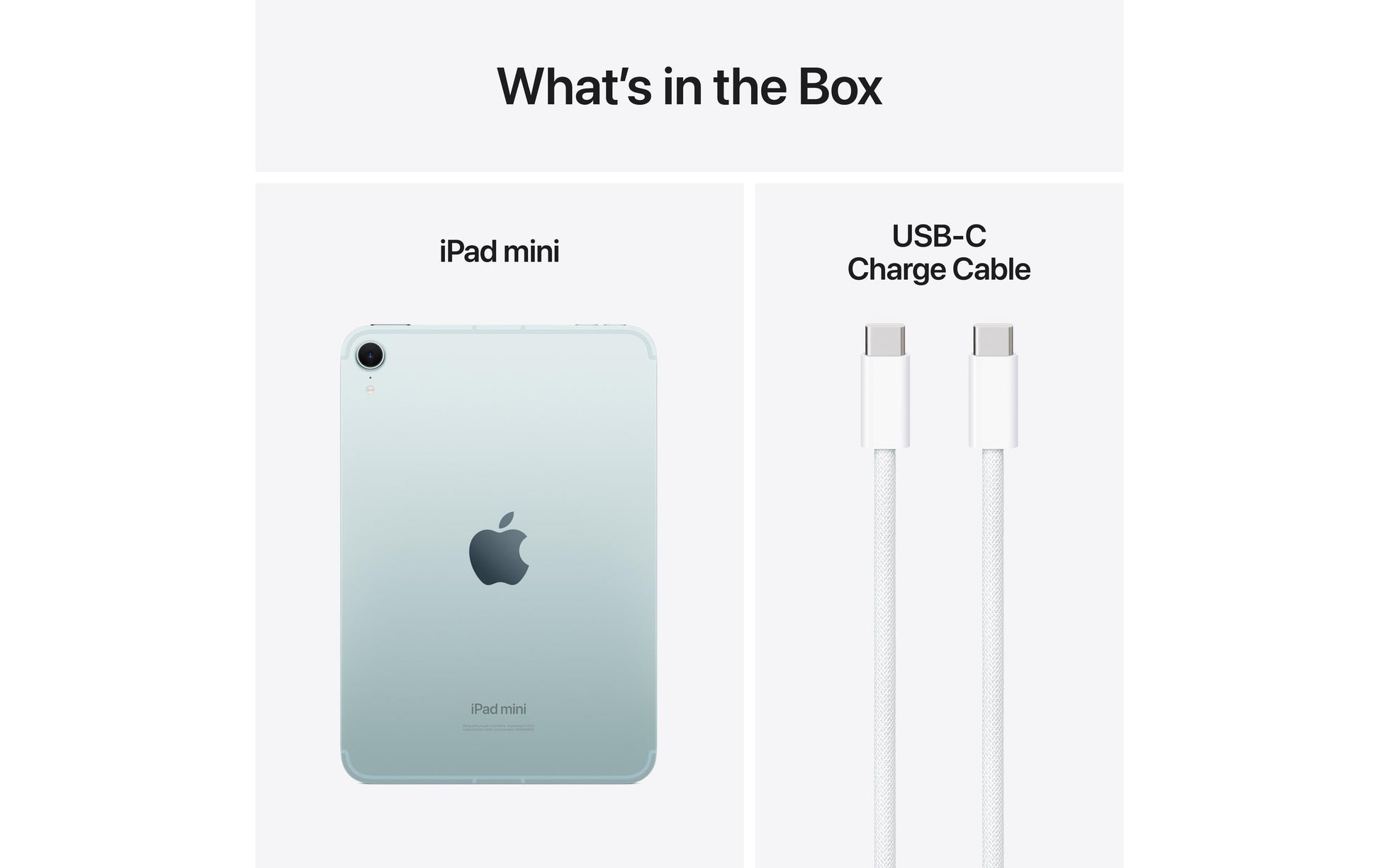 Apple iPad mini – 8,3", 128 GB, Wi‑Fi + Cellular, Blau, IP42