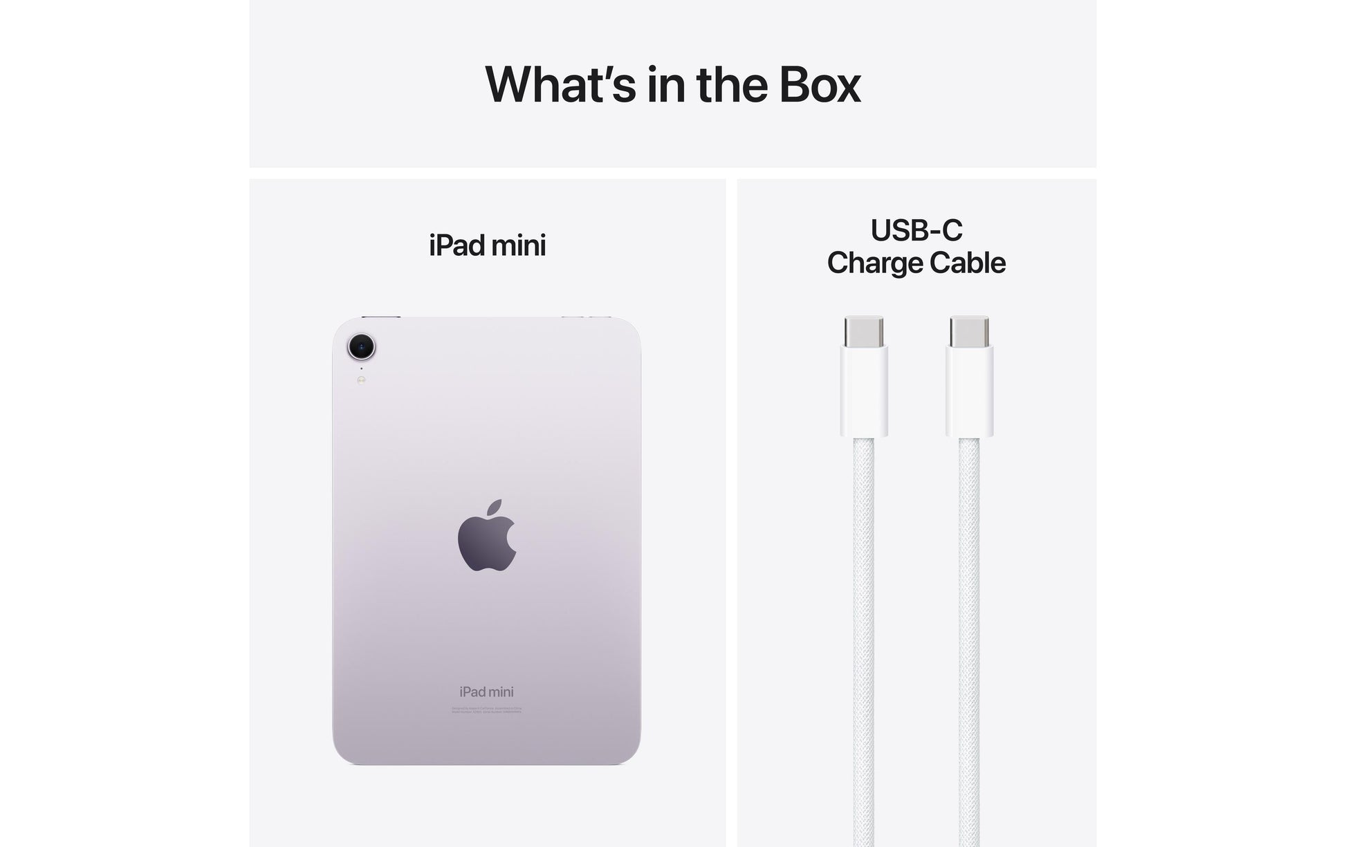 Apple iPad mini – 8,3", 256 GB, WLAN, iPadOS, Violett, 2024