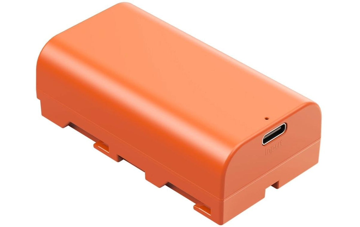 SmallRig NP-F550 Akku – 3500 mAh, 7,27 V (25,4 Wh) – für Kamera, LED-Licht, Monitor, etc. – Orange