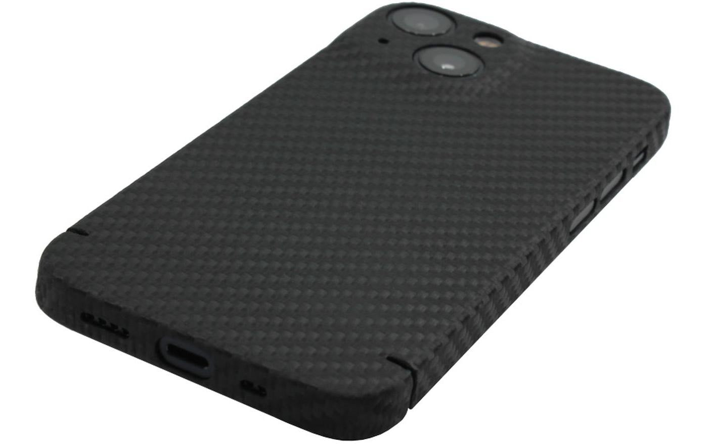 Nevox – Backcover Carbon Series – für Apple iPhone 16 Plus – schwarz – MagSafe-kompatibel, stossgeschützt