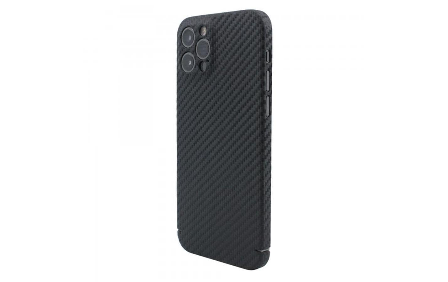 Nevox – Backcover Carbon Serie – für Apple iPhone 16 Pro – schwarz – MagSafe-kompatibel