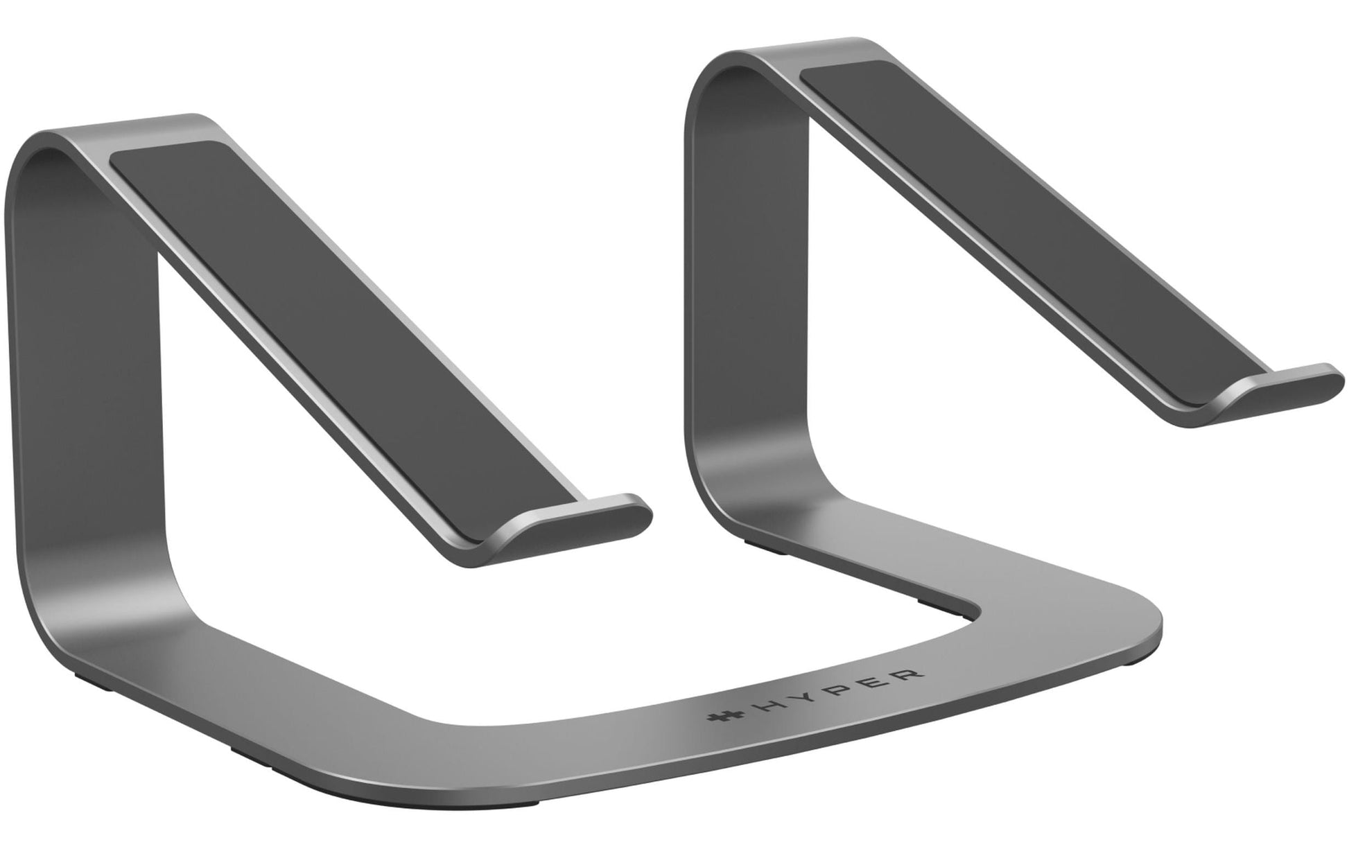 HYPER Laptop-Ständer – bis 16", rutschfest – Grau