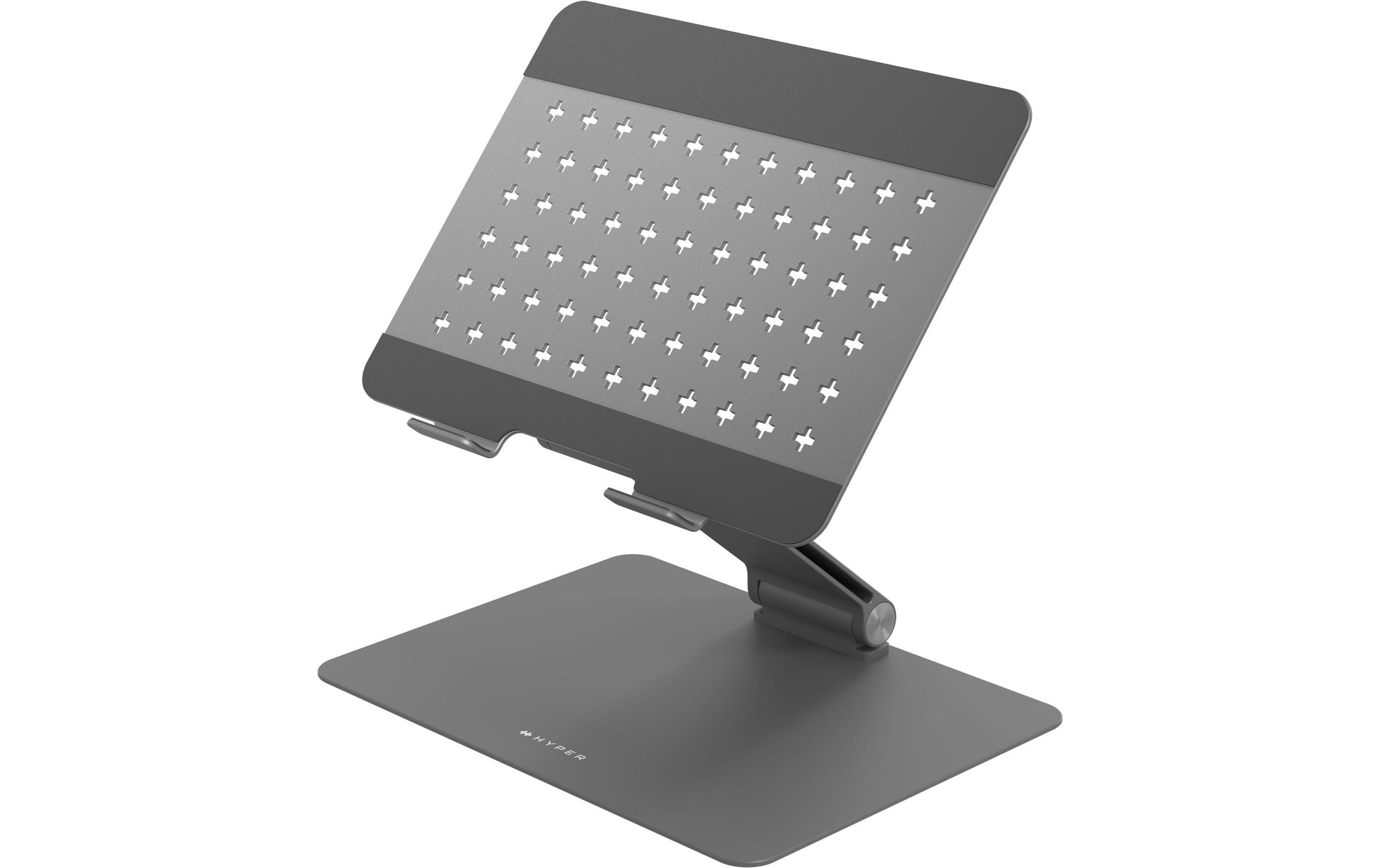 HYPER Laptop-Ständer – bis 16", faltbar, höhenverstellbar – Grau