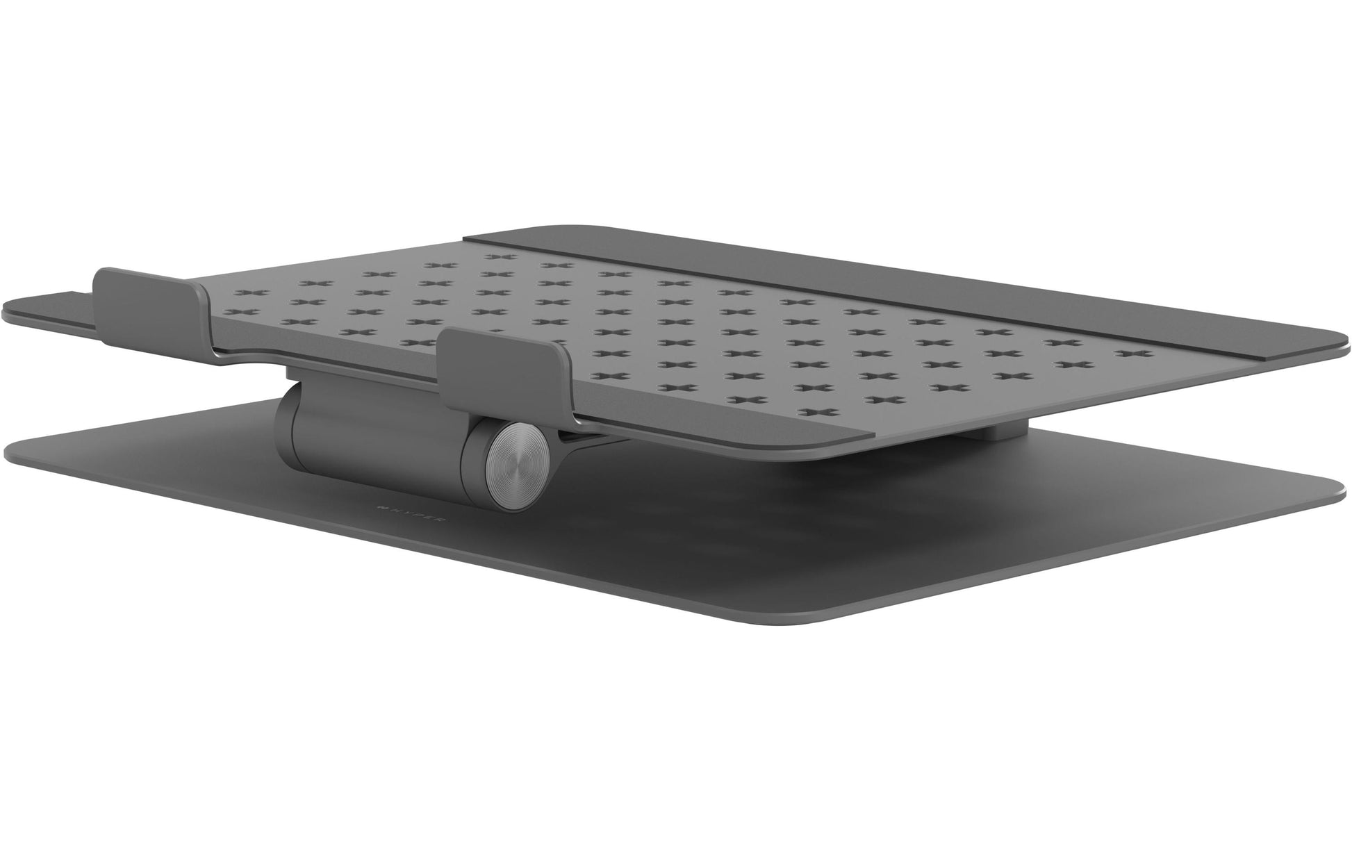 HYPER Laptop-Ständer – bis 16", faltbar, höhenverstellbar – Grau