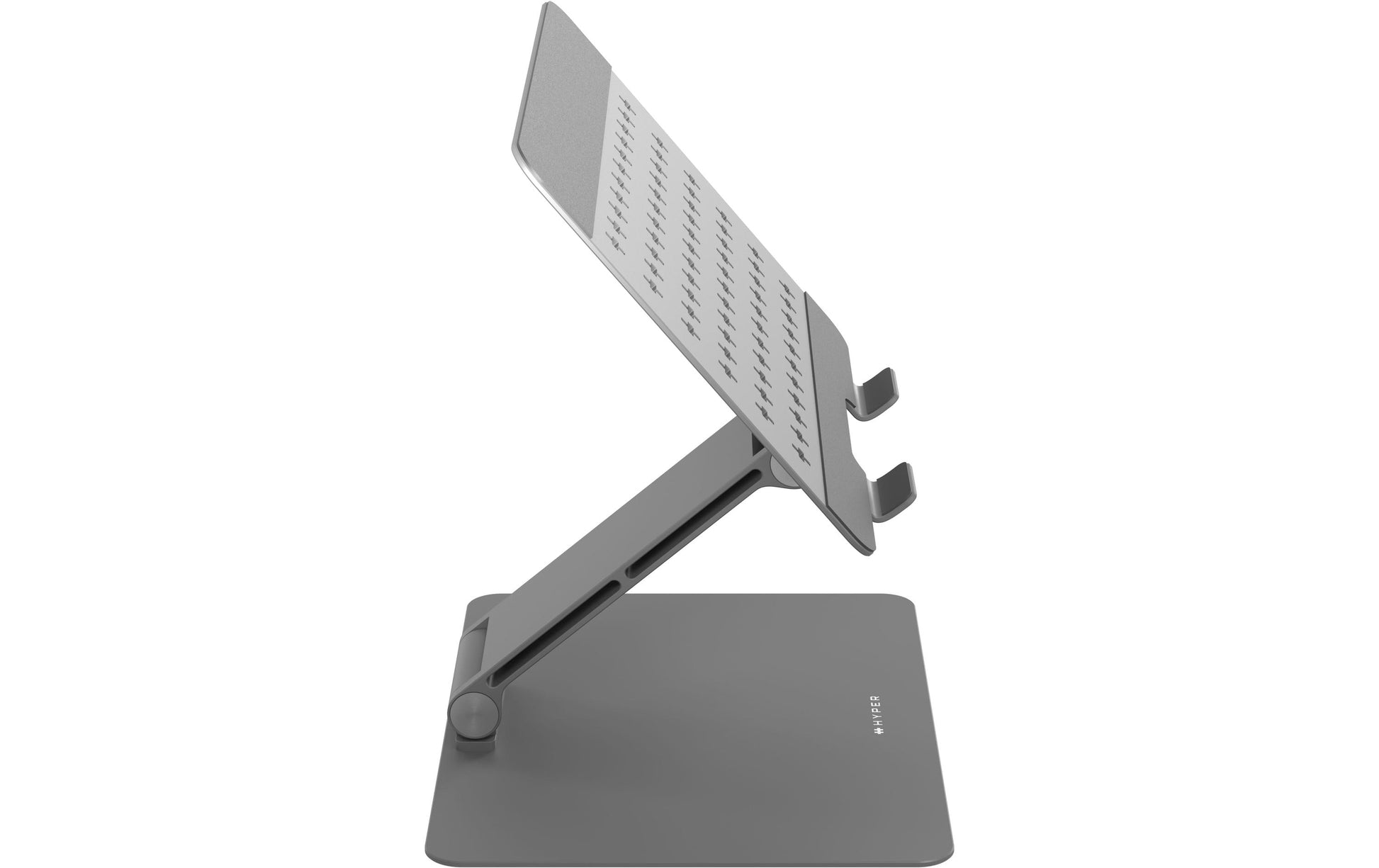 HYPER Laptop-Ständer – bis 16", faltbar, höhenverstellbar – Grau