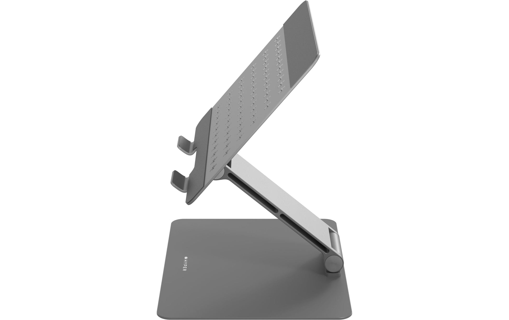 HYPER Laptop-Ständer – bis 16", faltbar, höhenverstellbar – Grau