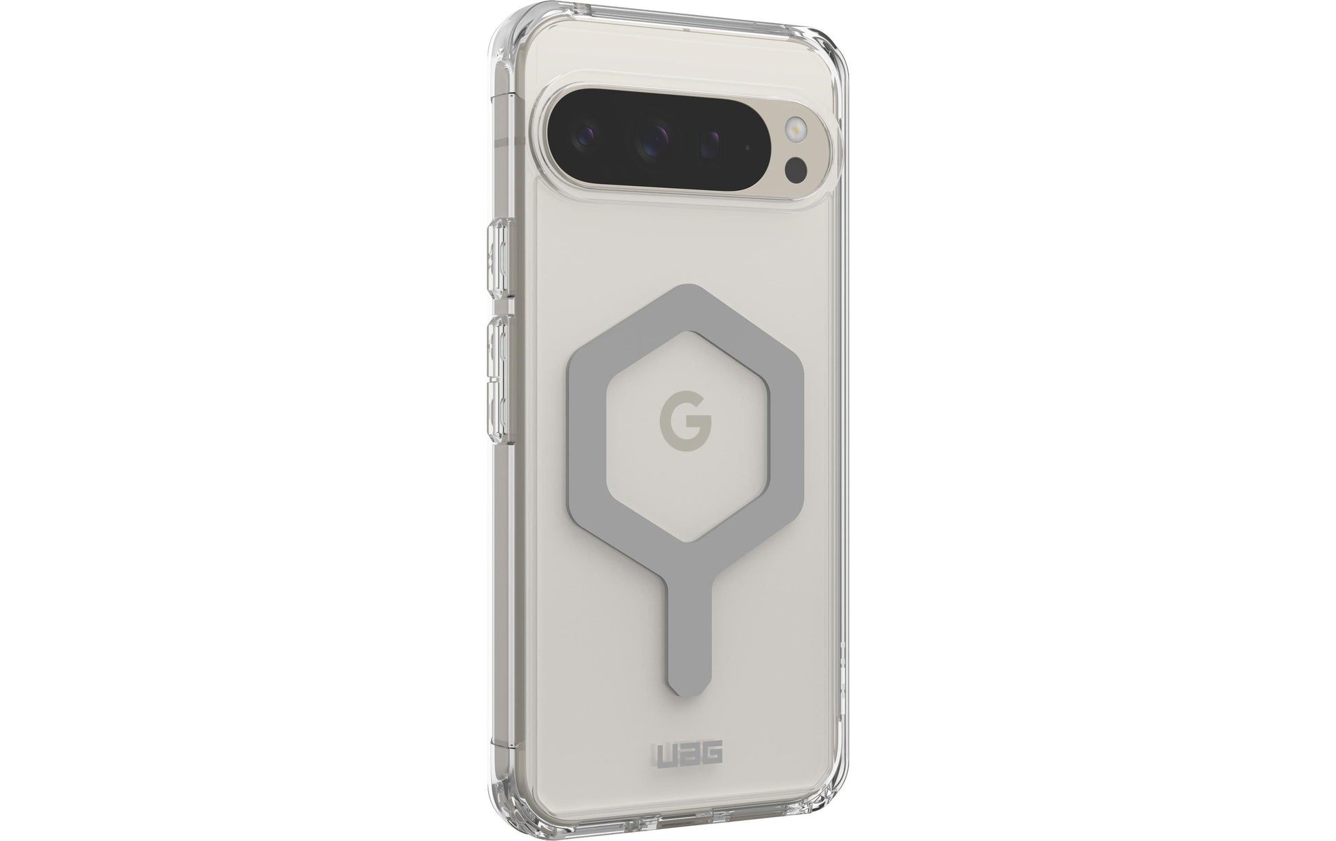 Urban Armor Gear UAG Plyo Pro Backcover – für Google Pixel 9 Pro XL, TPU, Transparent / Silber, bis 4,8 m Sturzsicher