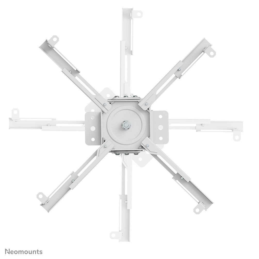 Neomounts CL25-550WH1 – Beamer-Deckenhalterung, H 74,5–114,5 cm, 35 kg, schwenk-/neigbar, 360°, weiss