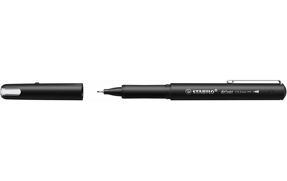 STABILO driver Fineliner – 0,4 mm, schwarz