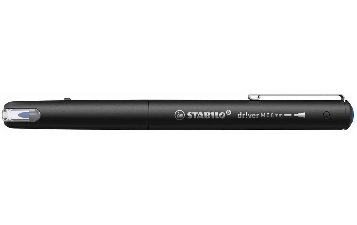 STABILO driver Fineliner – 5er-Set 0,8 mm – blau