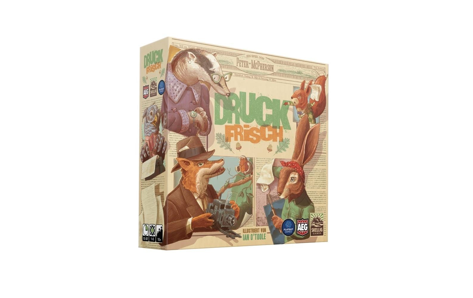 Skellig Games Druckfrisch – Kartenspiel, 1–6 Spieler, ab 12 Jahren, 30 Min., DE
