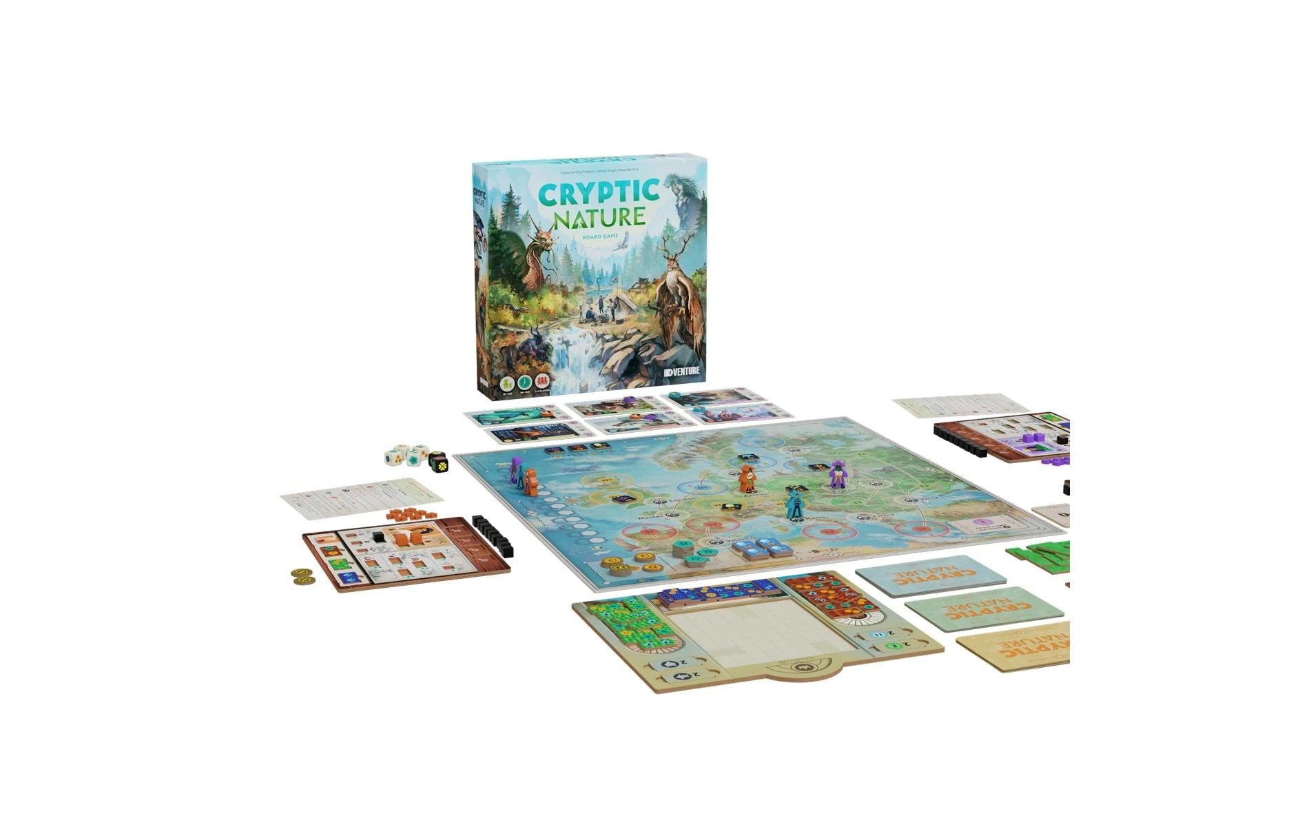 Idventure Cryptic Nature – Strategiespiel, 1–4 Spieler, ab 10 J., 90 min, DE