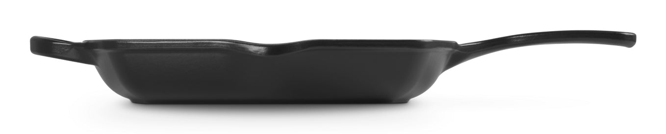 Le Creuset Fonduepfanne Signature Square – Ø 26 cm, Gusseisen, für Induktion, Gas, Glaskeramik u. a., Schwarz