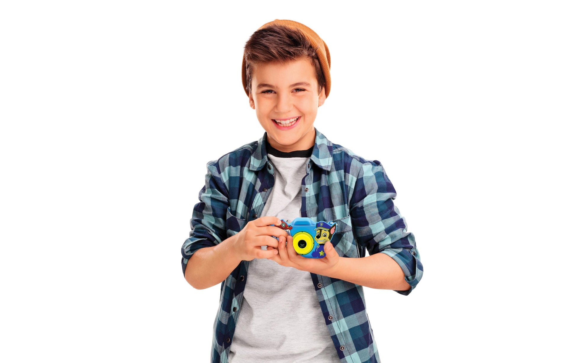 Lexibook Kinderkamera mit Schutz Paw Patrol – Kompaktkamera, 5 MP, Blau/Gelb