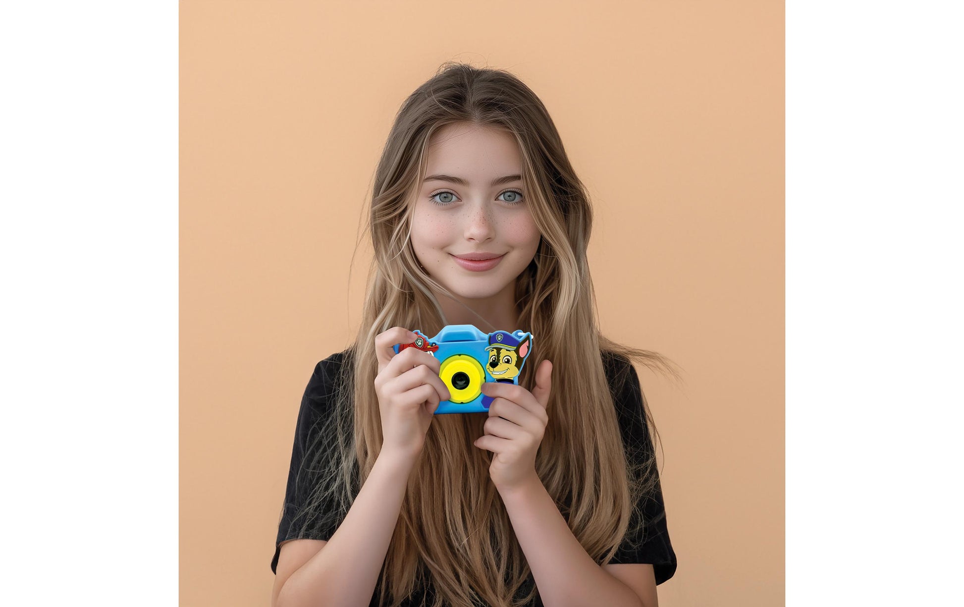 Lexibook Kinderkamera mit Schutz Paw Patrol – Kompaktkamera, 5 MP, Blau/Gelb