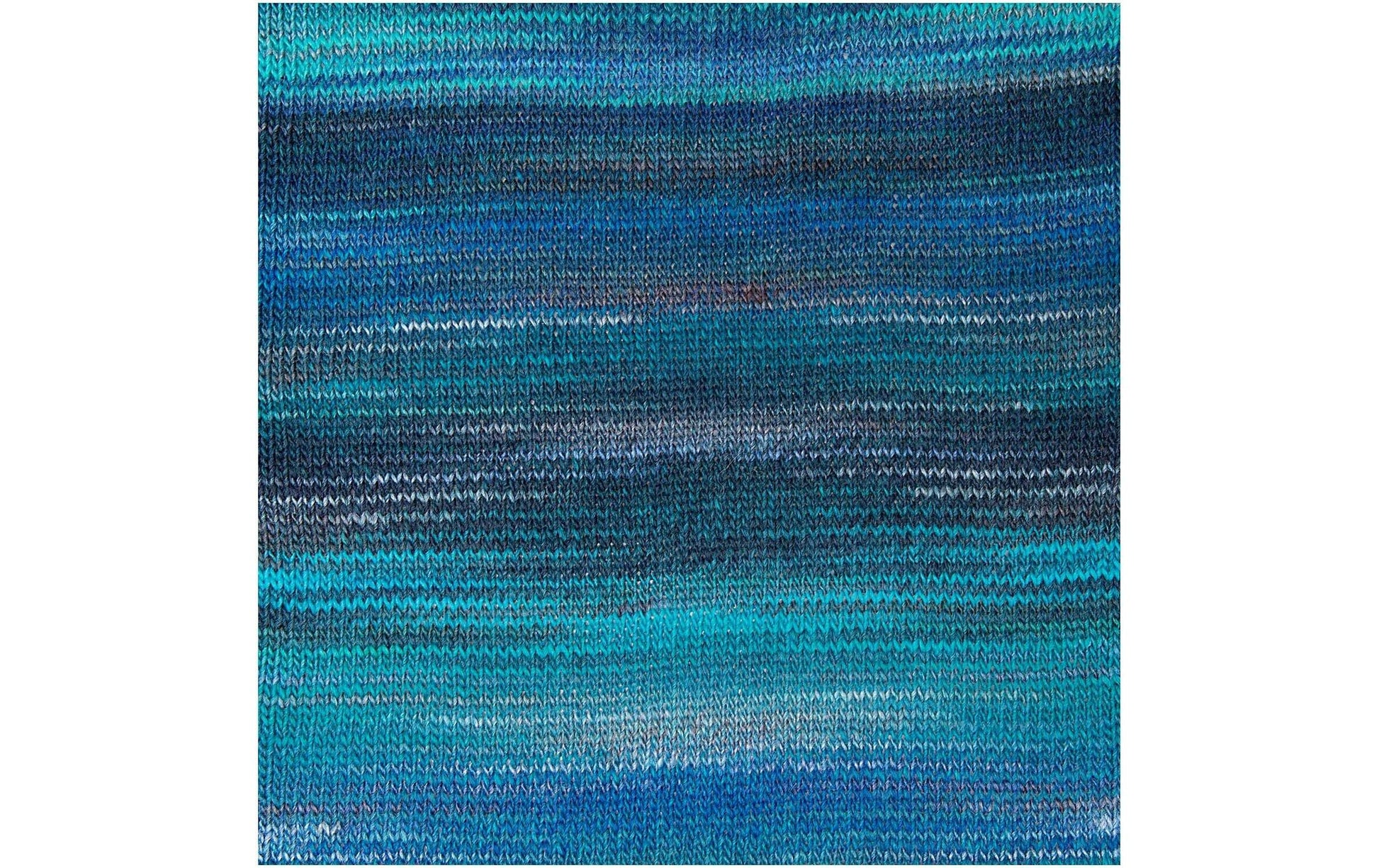 Rico Design Melange Wolle Aqua – 200 g, 640 m, Nadel 5 mm, 51% Schurwolle/49% Polyacryl, 1 Stk.