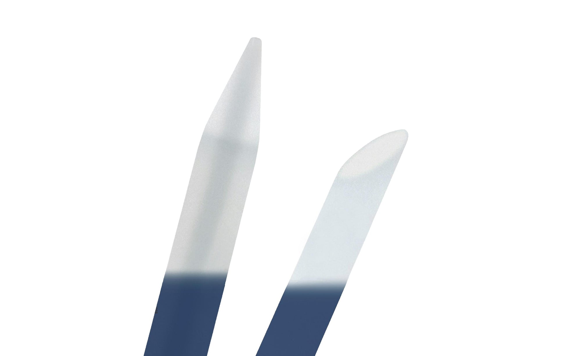 Ailoria Nagelfeilenset CONTOUR LUXE – 5 Stk – blau – Glas, Kunststoffetui