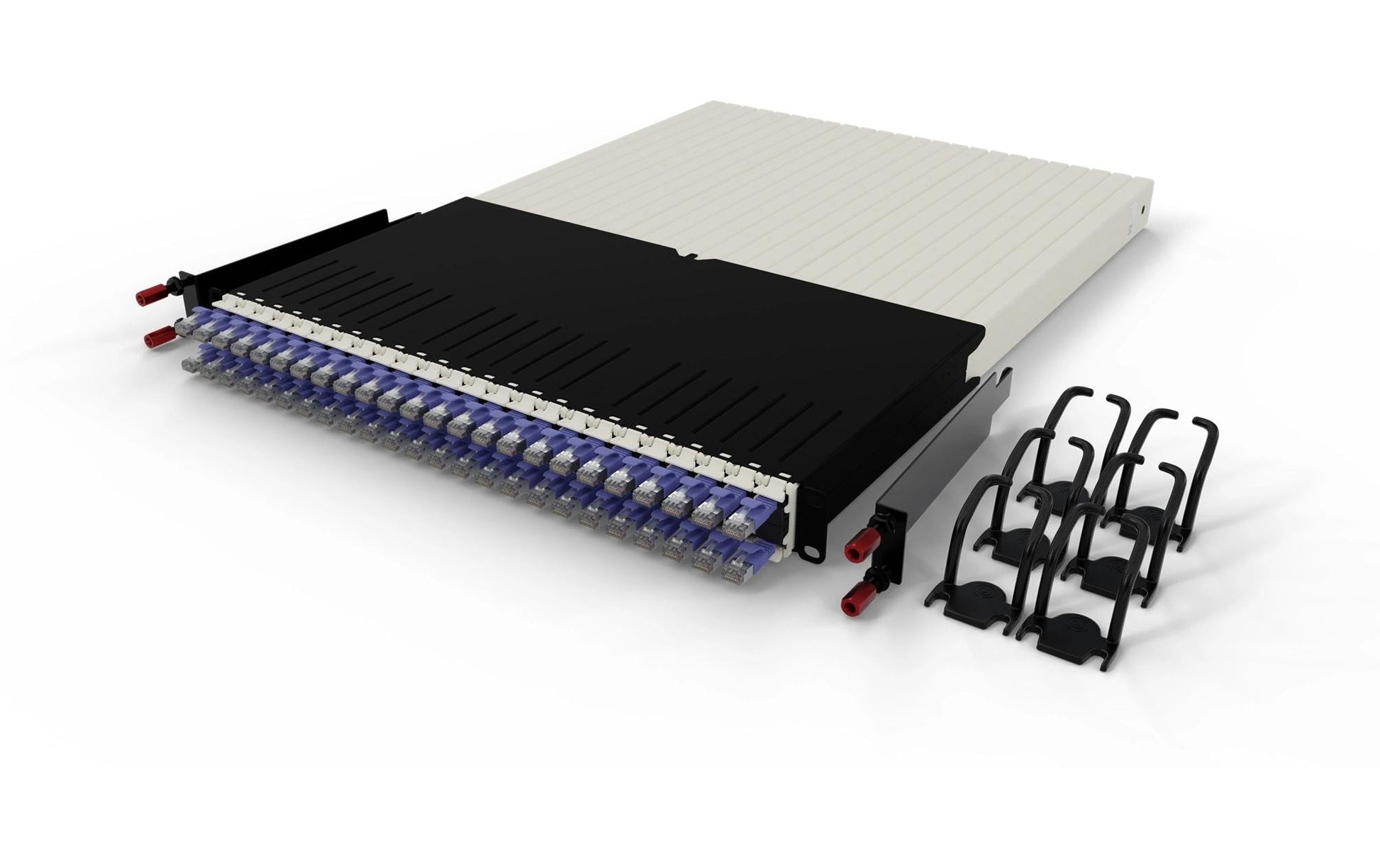 Patchbox 30RU Netzwerkkabel – Violett, Geschirmt