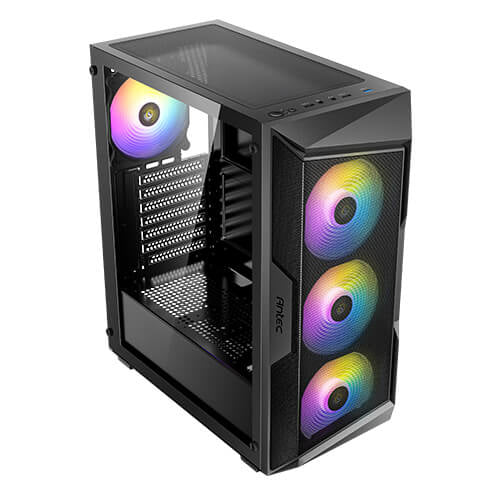 Antec AX61 Elite – PC-Gehäuse (Midi-Tower) – für ATX, micro ATX, ITX, Schwarz