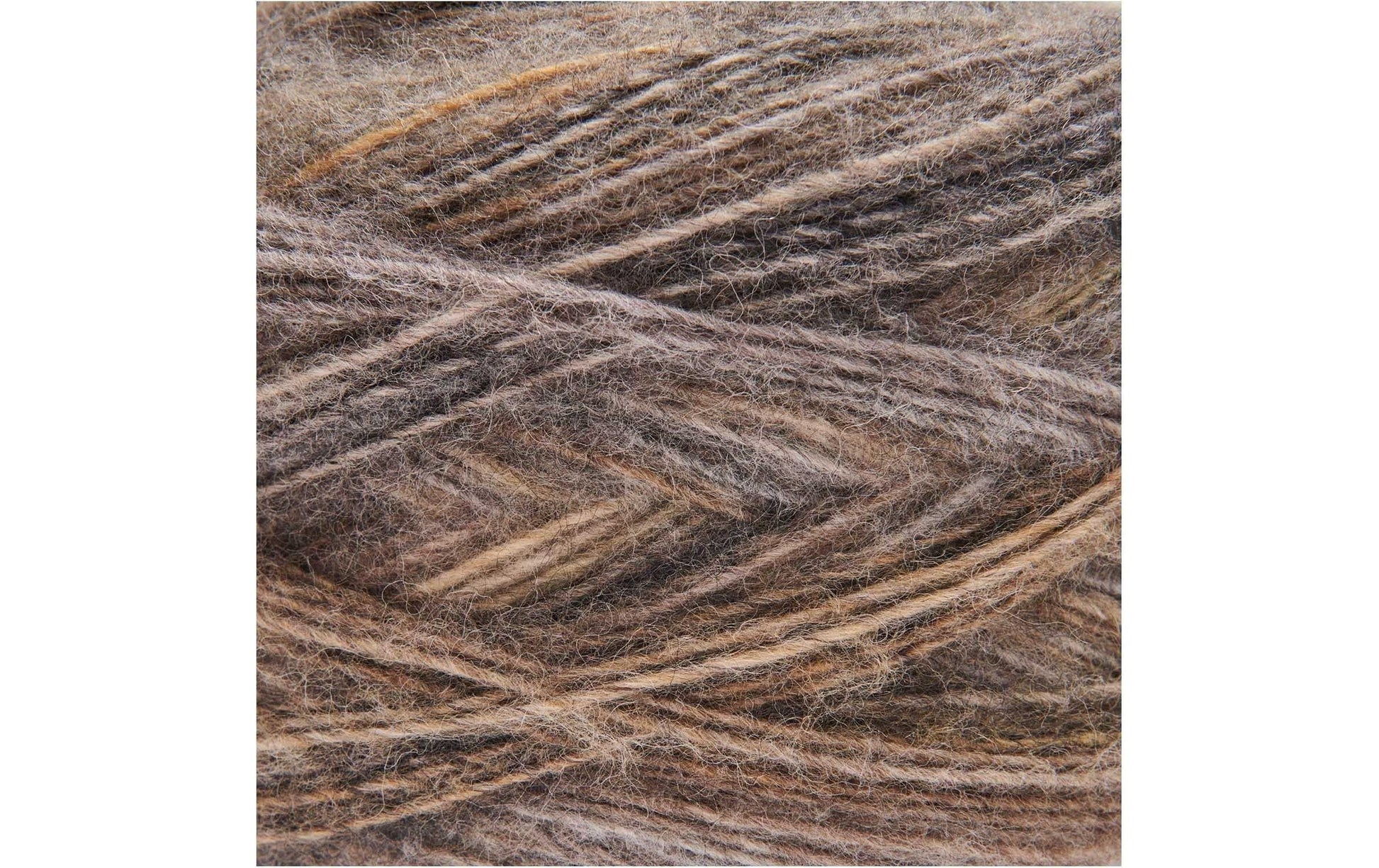 Rico Design Melange Garzato Wolle Aran Natur – 200 g, 700 m, Nadel 5 mm, 51% Schurwolle/49% Polyacryl