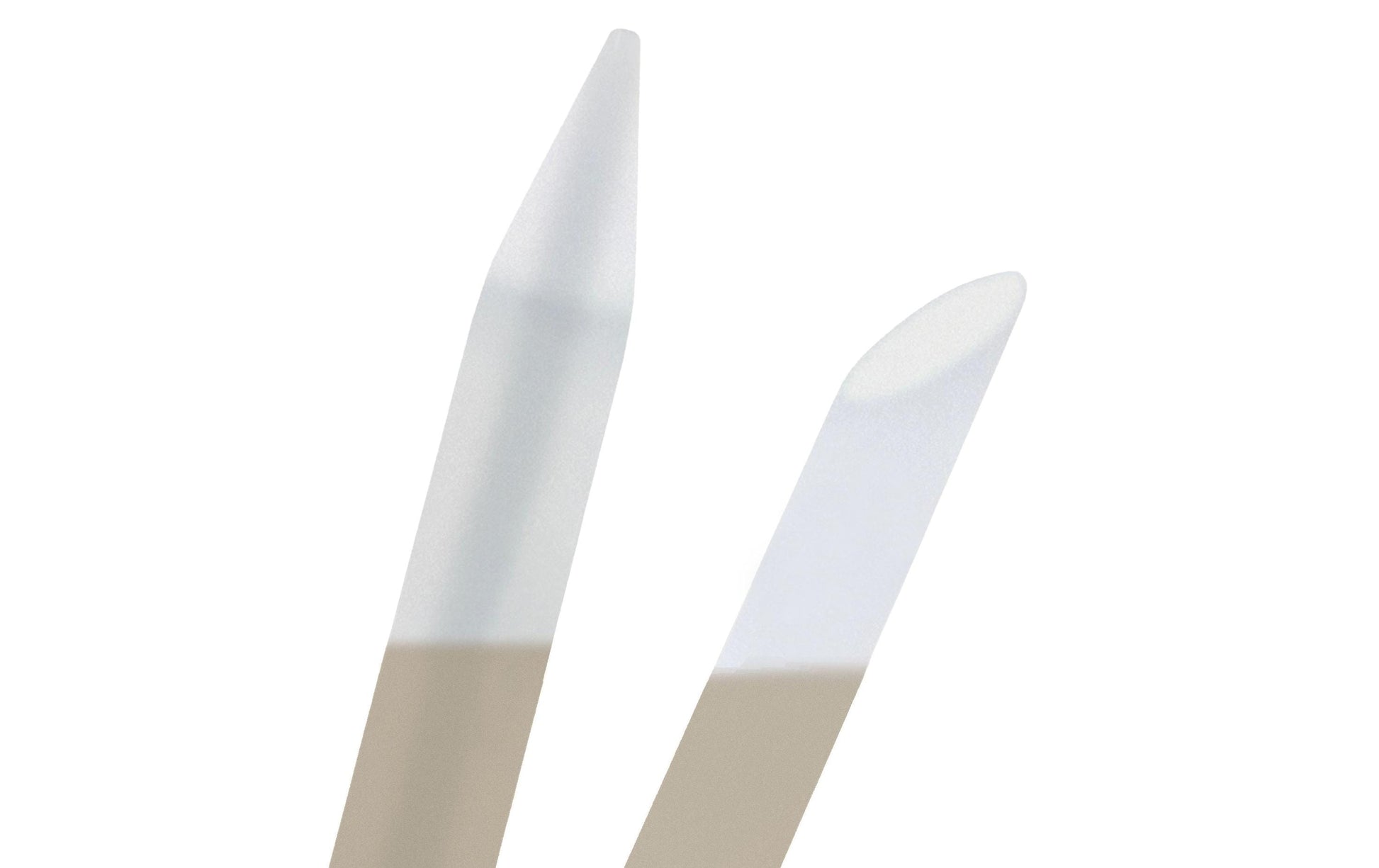 Ailoria Nagelfeilenset – 5 Stk, Glasfeilen – Gold – Kunstlederetui