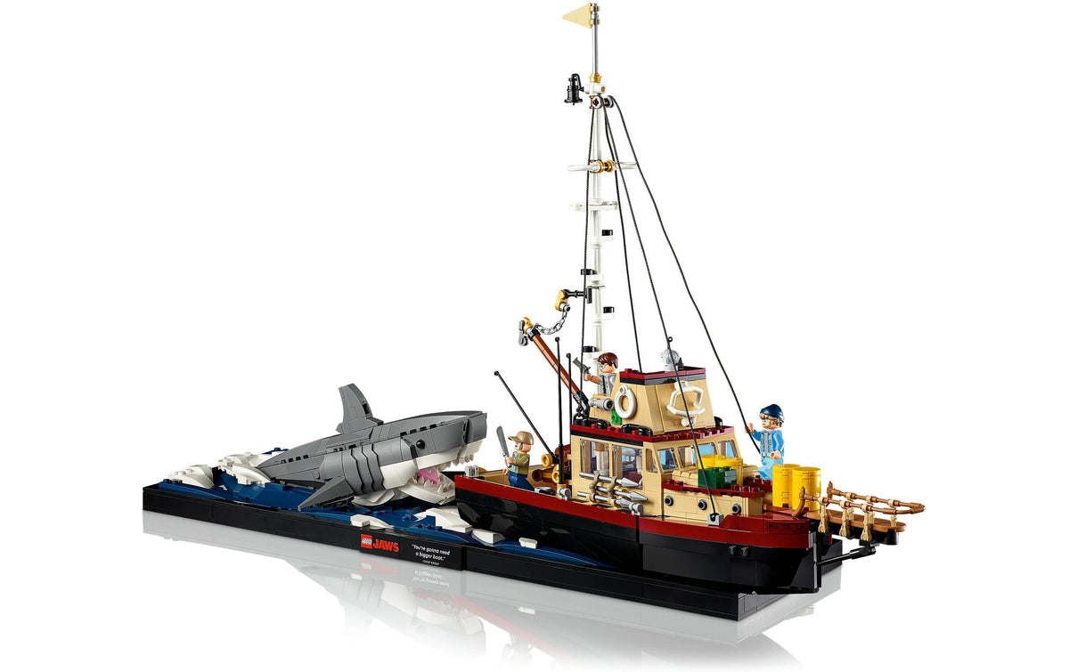 LEGO Ideas 21350 3D Puzzle – Der weisse Hai