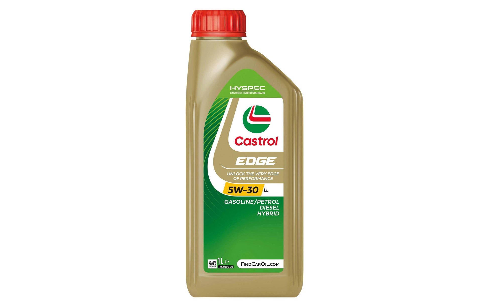 Castrol EDGE Motorenöl 5W-30 LL – für Benzin-, Diesel- & Hybridmotoren – 1 l