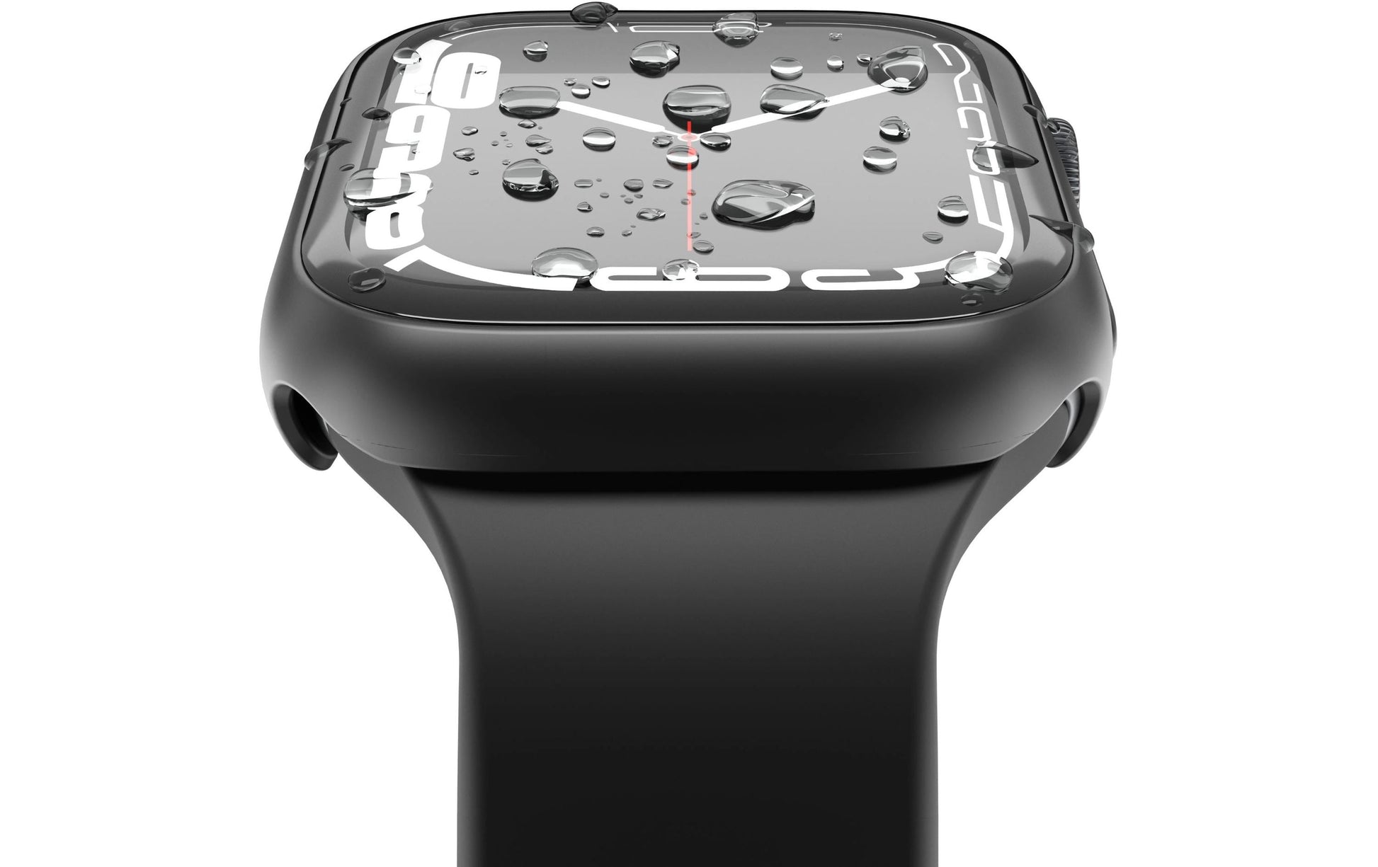 Vonmählen Hülle – Silikon, Schwarz, für Apple Watch Series 10 46 mm