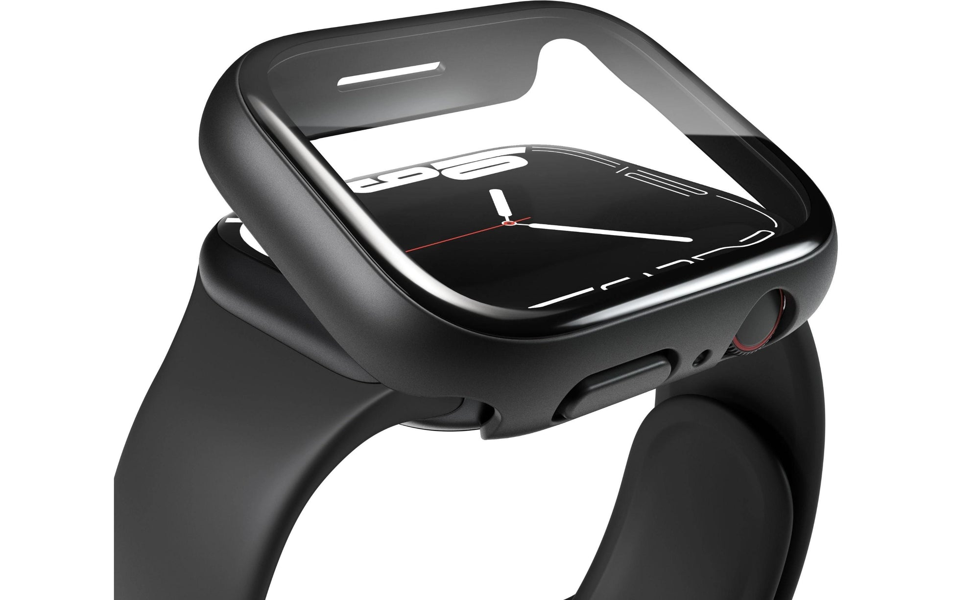 Vonmählen Thin Case 42 mm – Silikon, Schwarz, für Apple Watch Series 10 42 mm