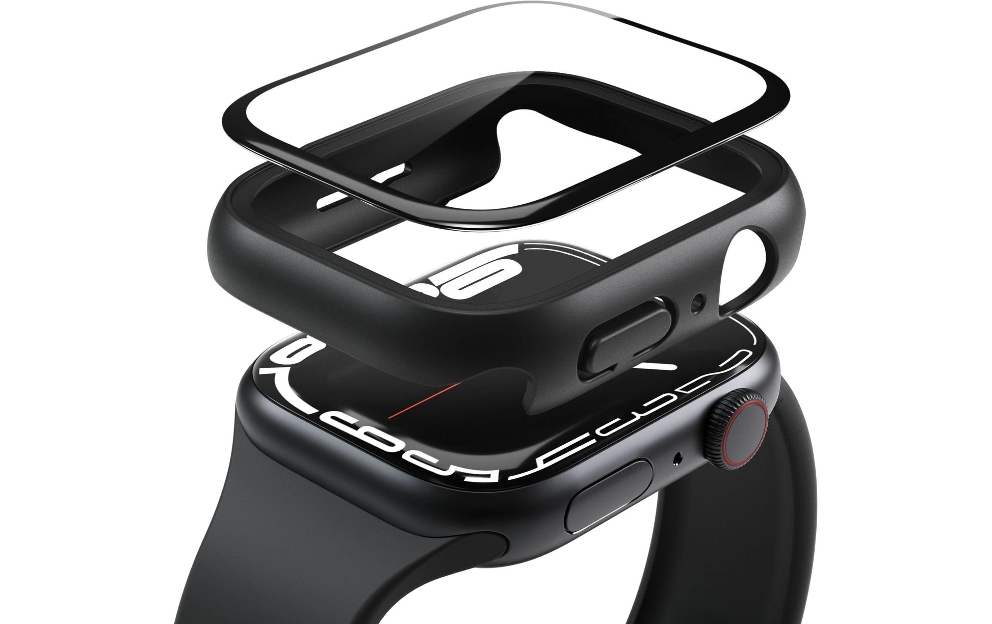Vonmählen Hülle – Silikon, Schwarz, für Apple Watch Series 10 46 mm