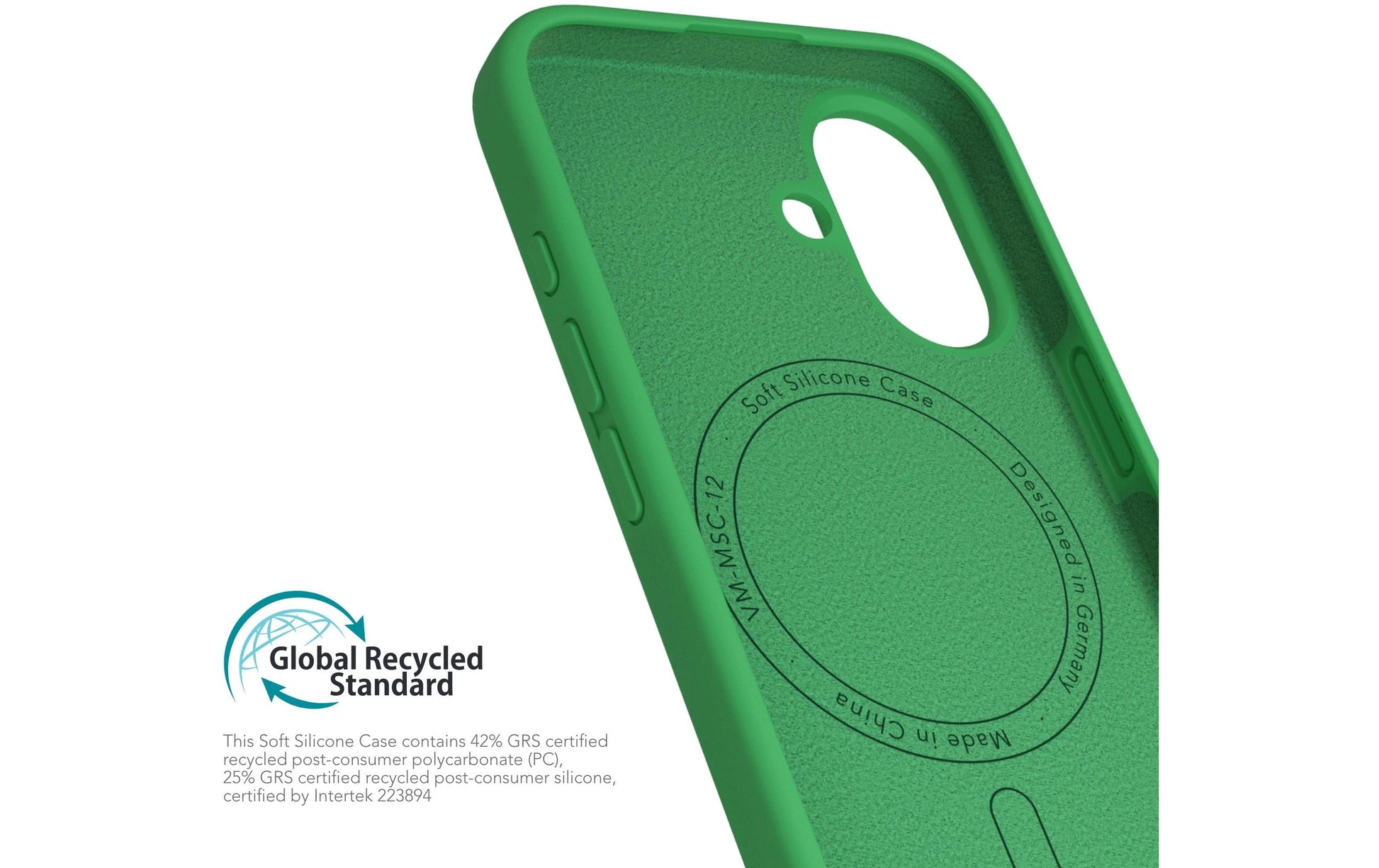 Vonmählen Backcover – für Apple iPhone 16 – MagSafe, Silikon, Green Haven