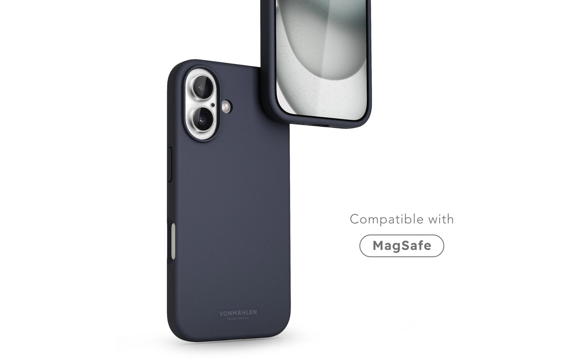 Vonmählen Backcover – für Apple iPhone 16 Plus – MagSafe, Silikon, Navy