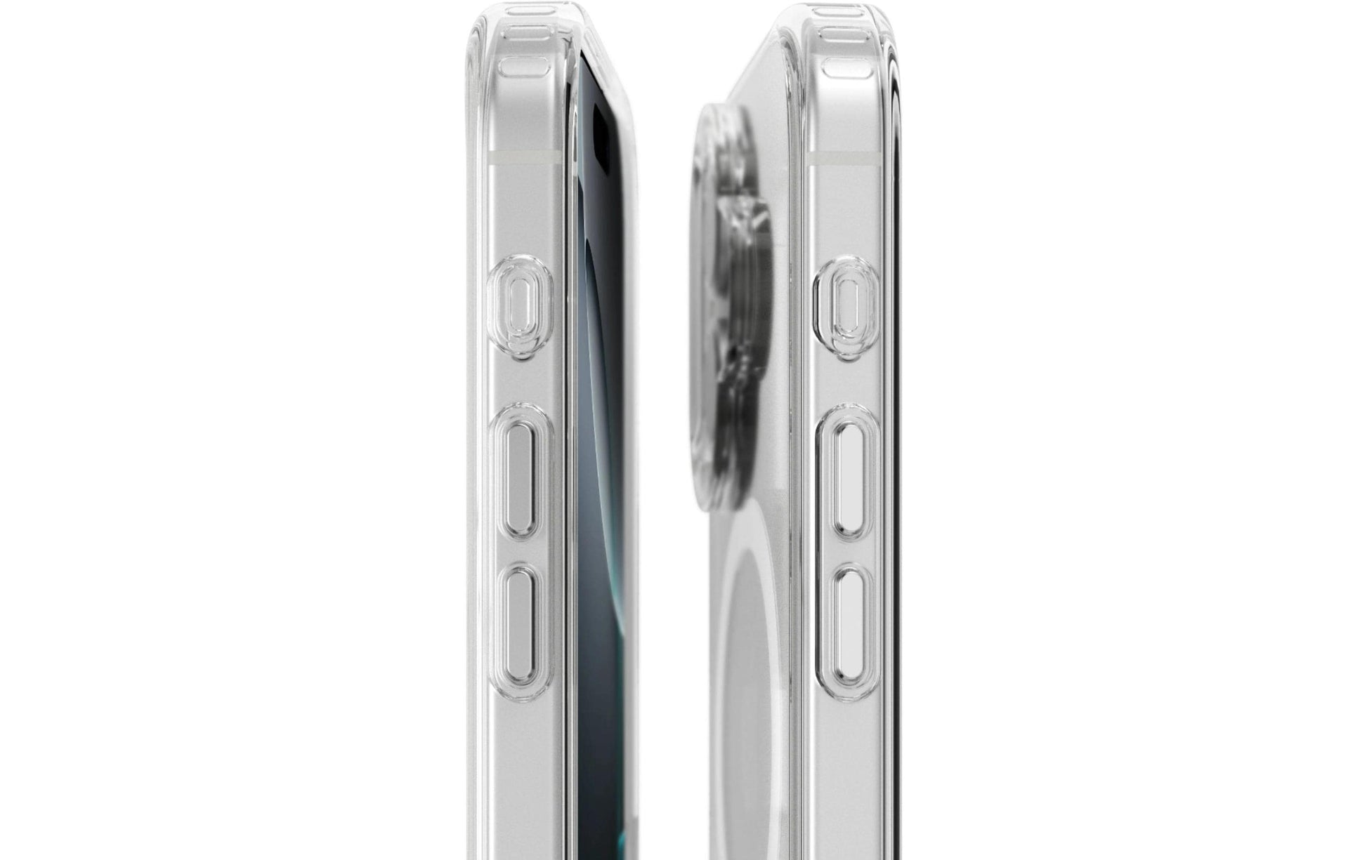 Vonmählen Backcover – für Apple iPhone 16 Plus, MagSafe, Kunststoff, Transparent/Weiss