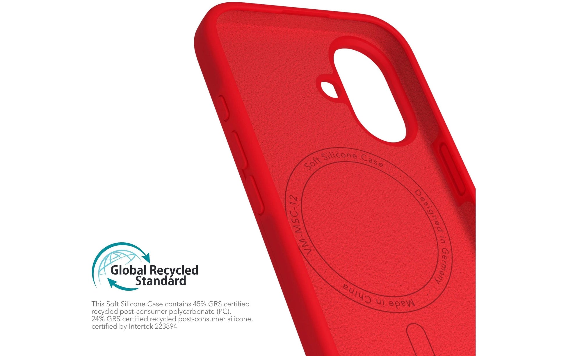 Vonmählen Backcover – für Apple iPhone 16 Plus, MagSafe, Silikon, Firecracker