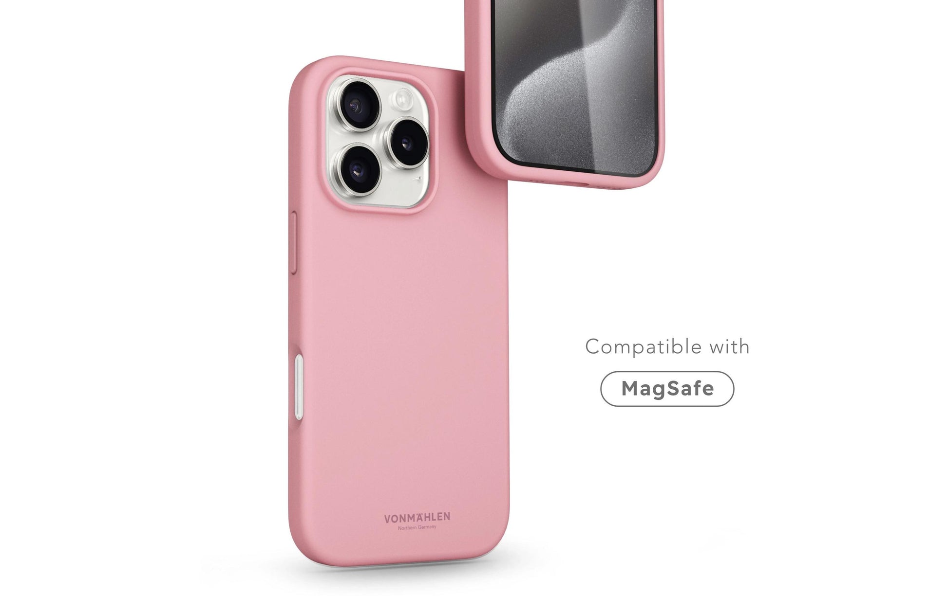 Vonmählen Backcover – für Apple iPhone 16 Pro Max – Cherry Blossom – Silikon – MagSafe-kompatibel