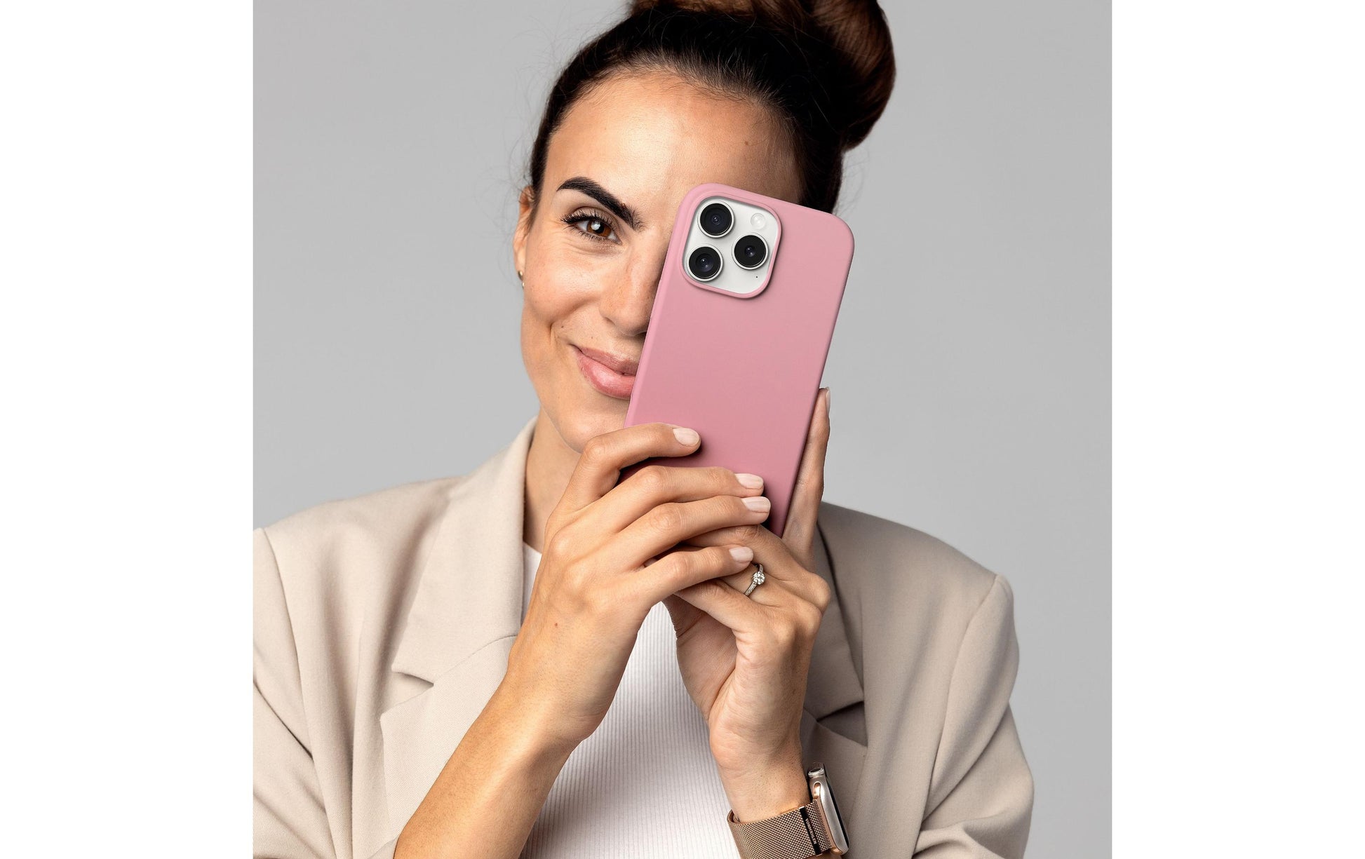 Vonmählen Backcover – für Apple iPhone 16 Pro Max – Cherry Blossom – Silikon – MagSafe-kompatibel