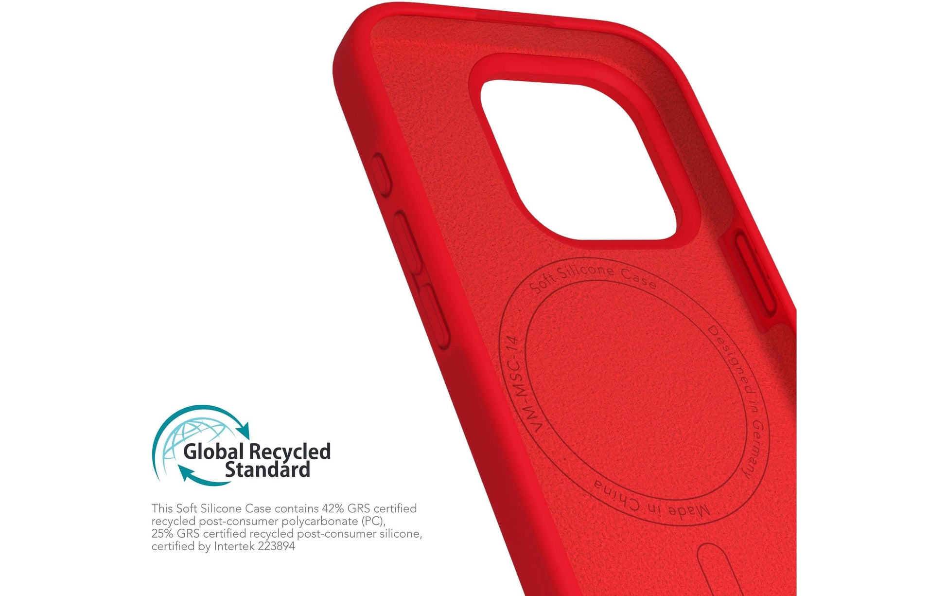 Vonmählen Backcover – für Apple iPhone 16 Pro – Firecracker – Silikon – MagSafe-kompatibel