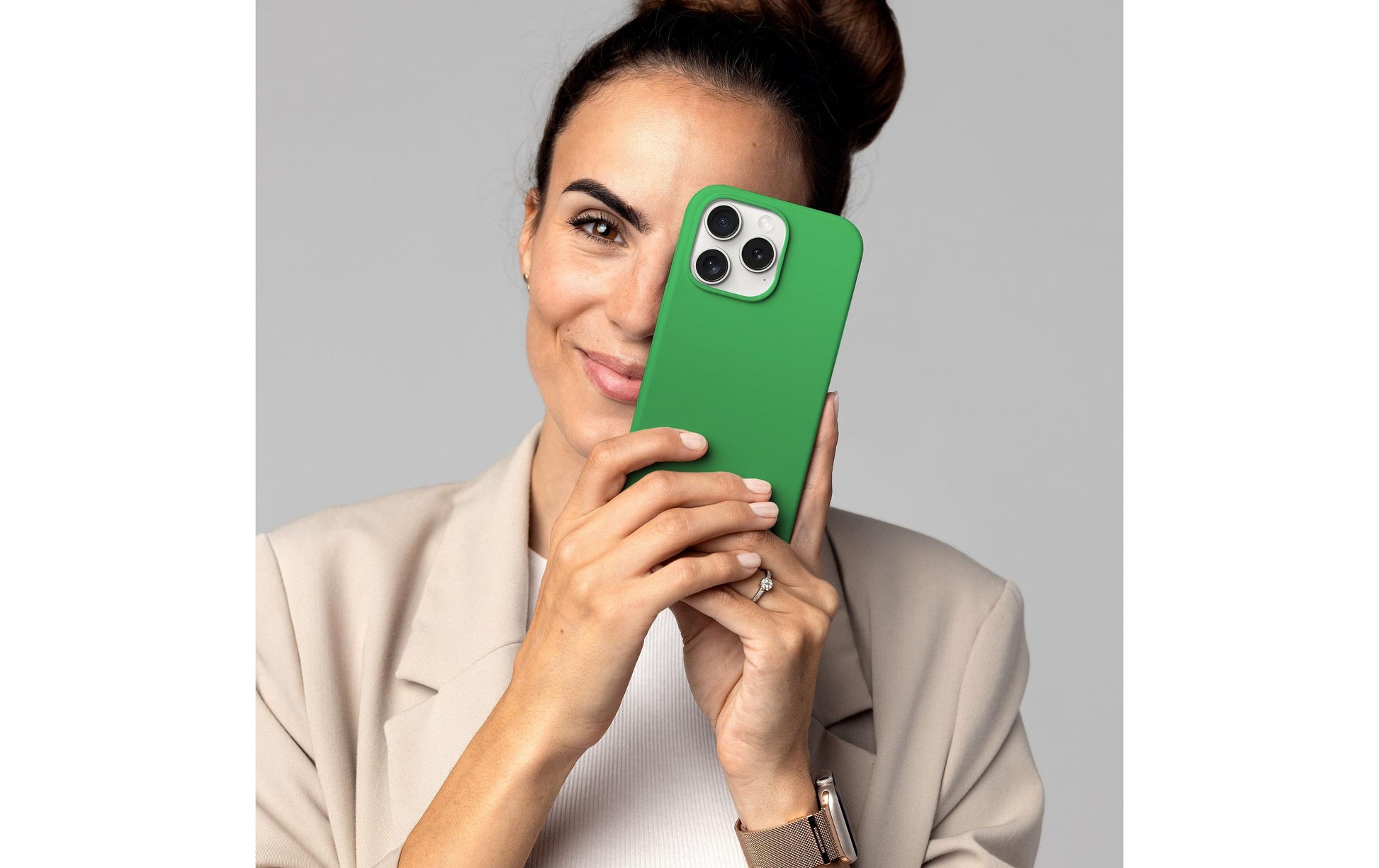 Vonmählen Backcover – für Apple iPhone 16 Pro, MagSafe, Silikon, Green Haven