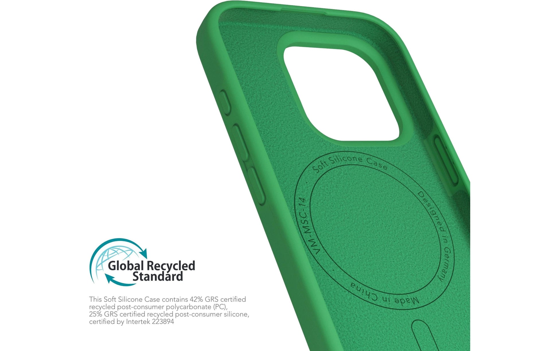 Vonmählen Backcover – für Apple iPhone 16 Pro, MagSafe, Silikon, Green Haven