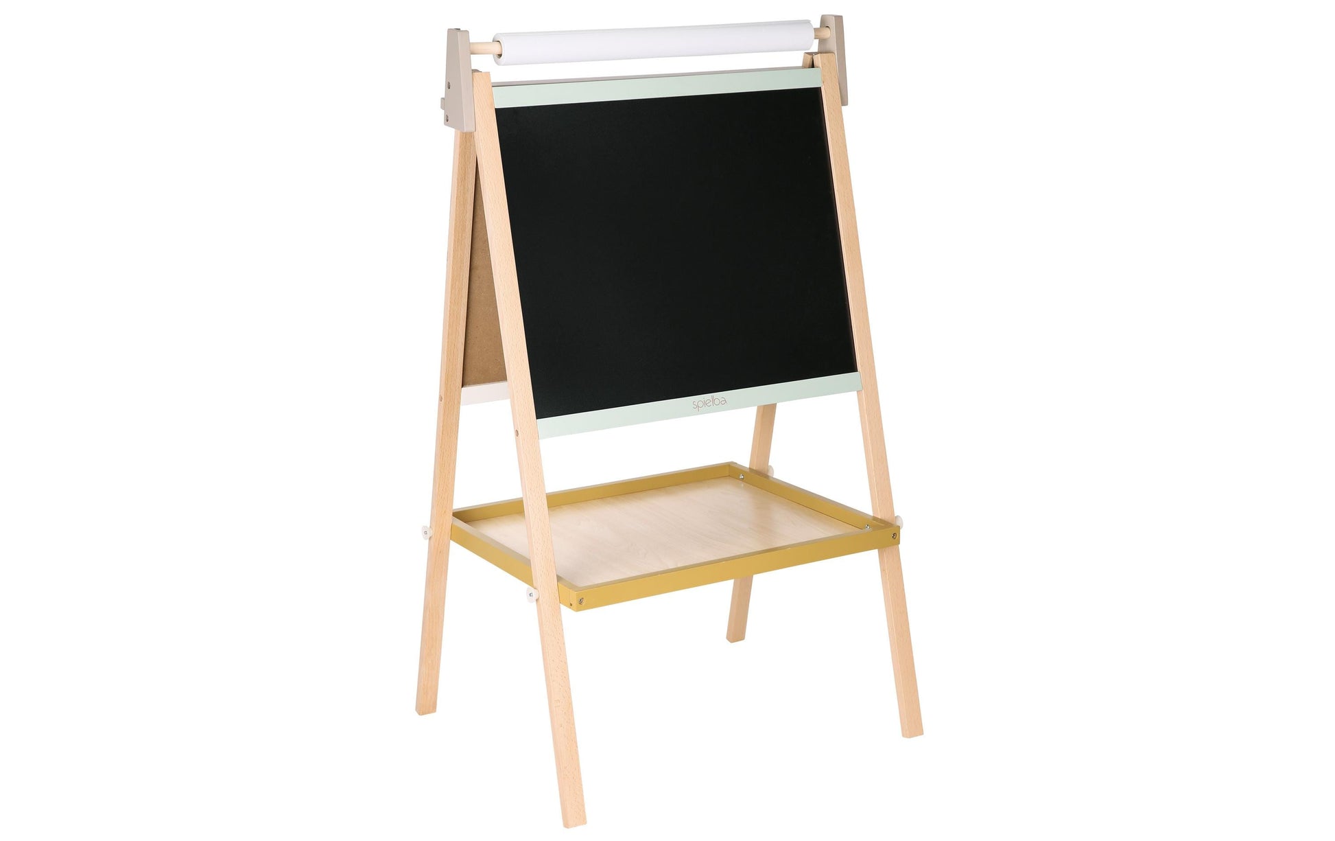 Spielba Holzspielwaren Standtafel – beige, 520 × 480 × 920 mm