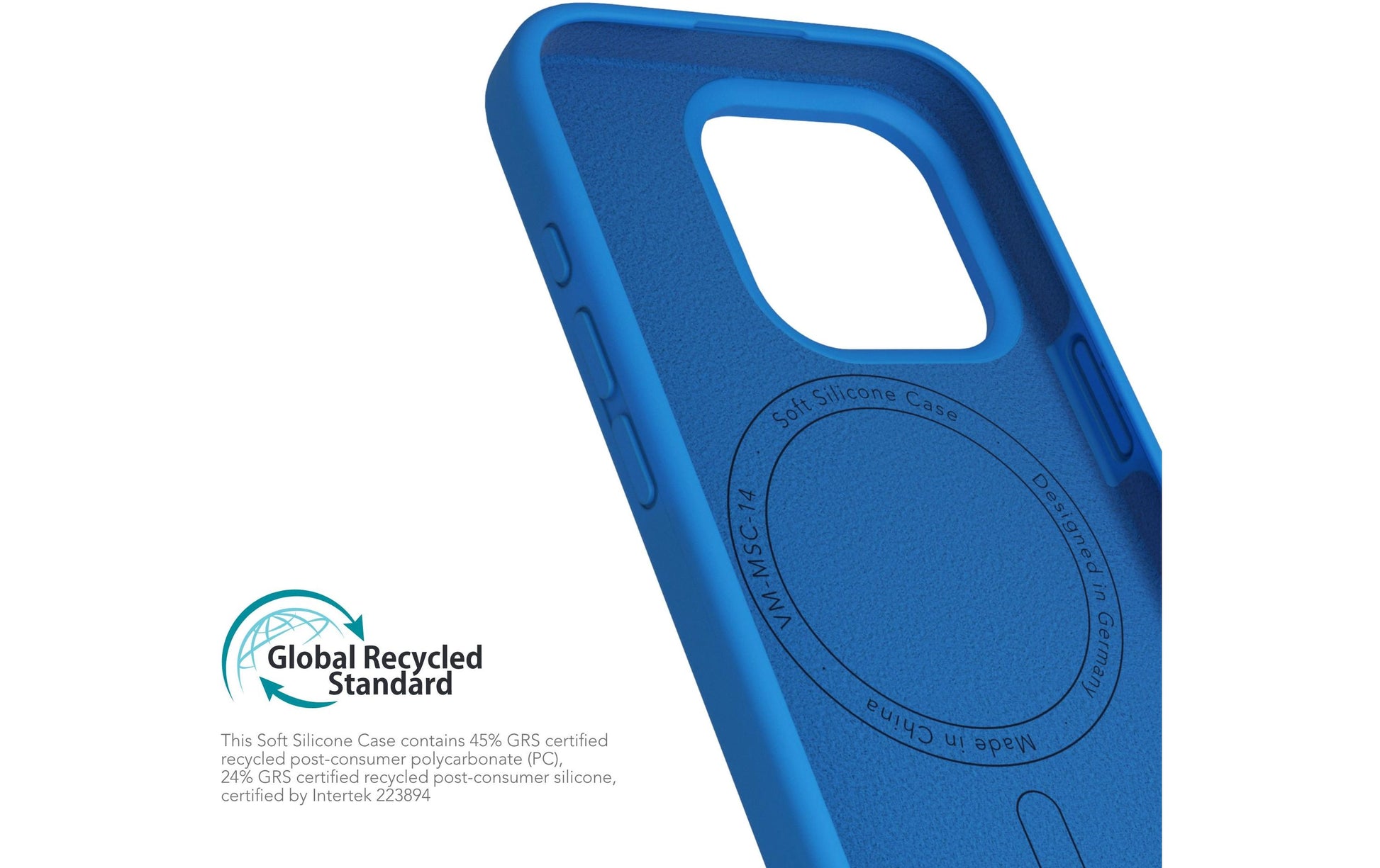 Vonmählen Soft Silikon Hülle – Rückcover – für Apple iPhone 16 Pro Max – MagSafe, Silikon, Sky Captain